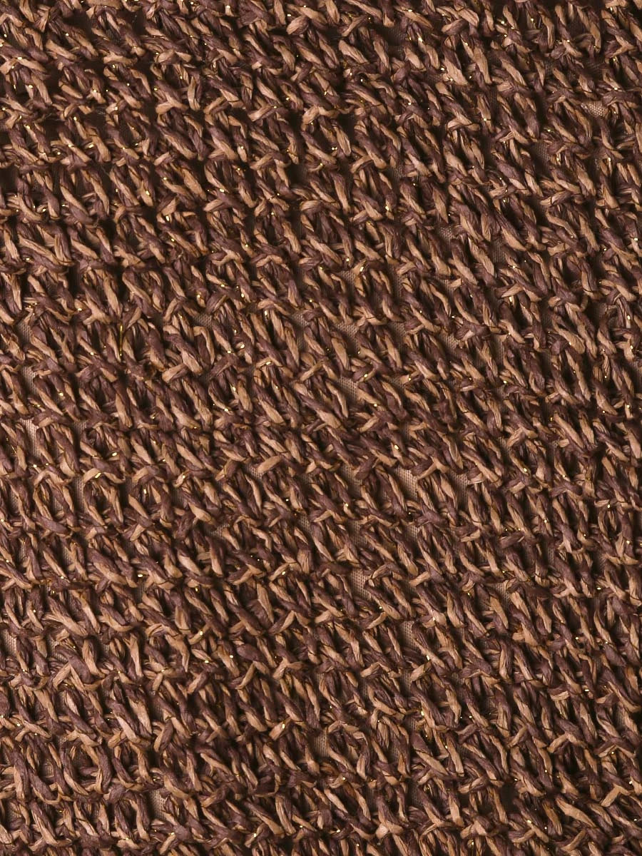 Toni Pons Tarifa pochette raphia tressée 35 cm