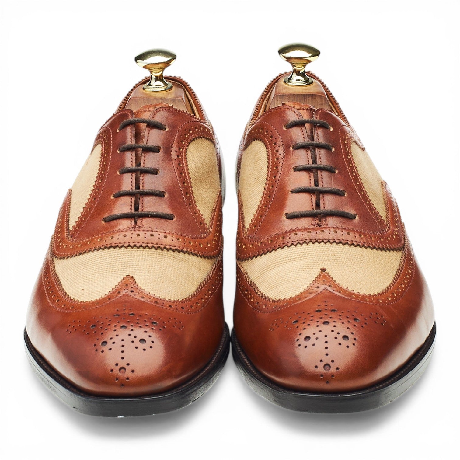 Edward Green Malvern oxford cuir marron pointure UK 8