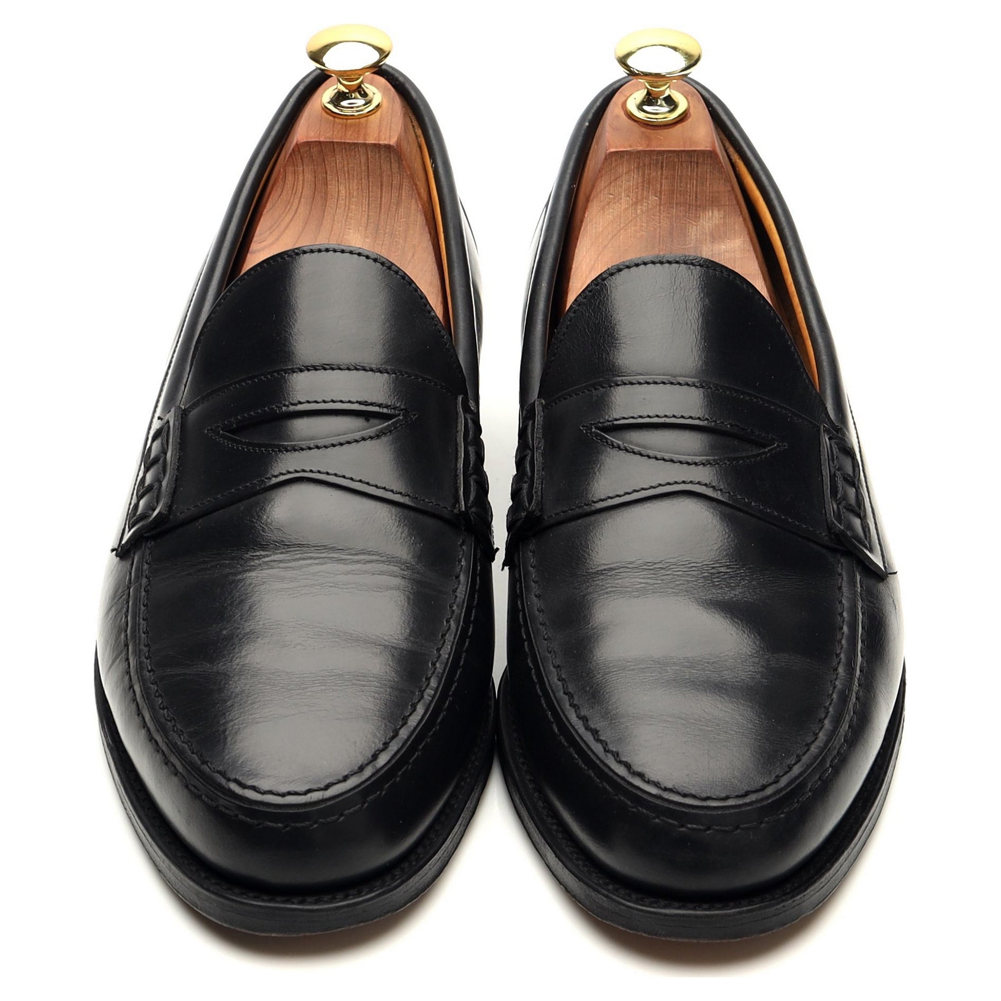 Loake 759B mocassin noir pointure UK 8 cuir