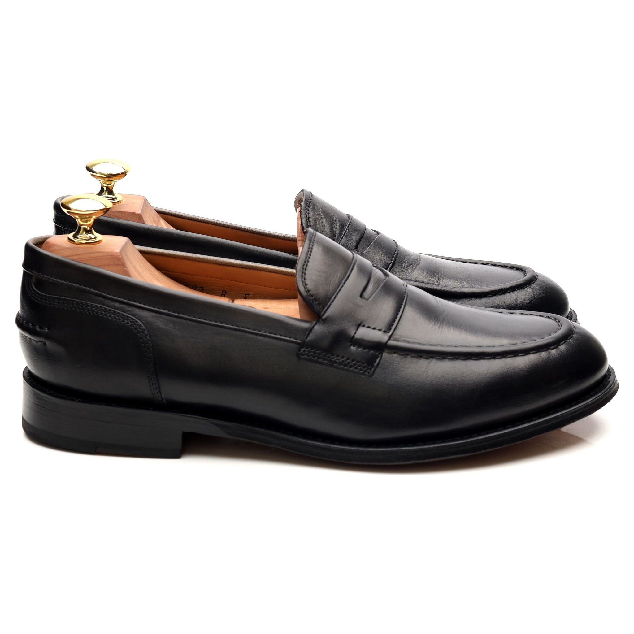 Grenson Maxwell mocassin cuir gris foncé UK 8