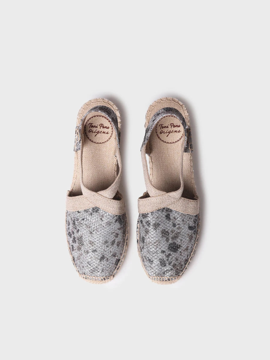 Toni Pons Triton espadrilles femme coton brillant vegan