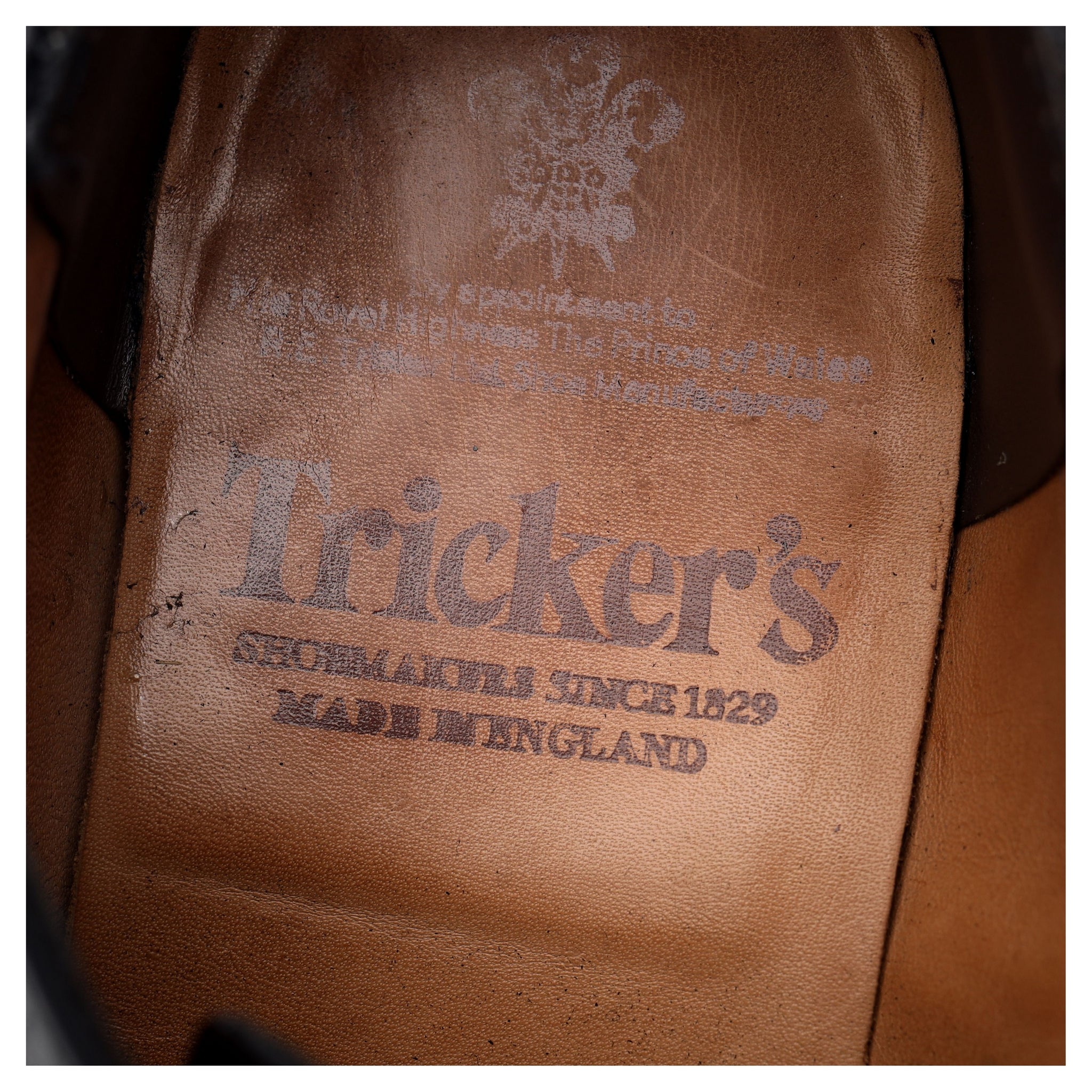 Tricker’s oxford brogue cuir noir UK 7