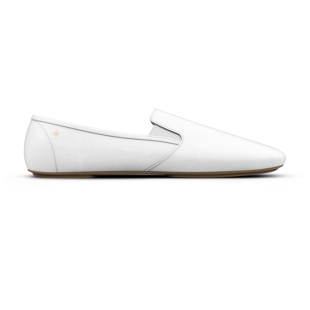 Rivieras Jazz J1000 Espadrille Blanc Cuir Lisse
