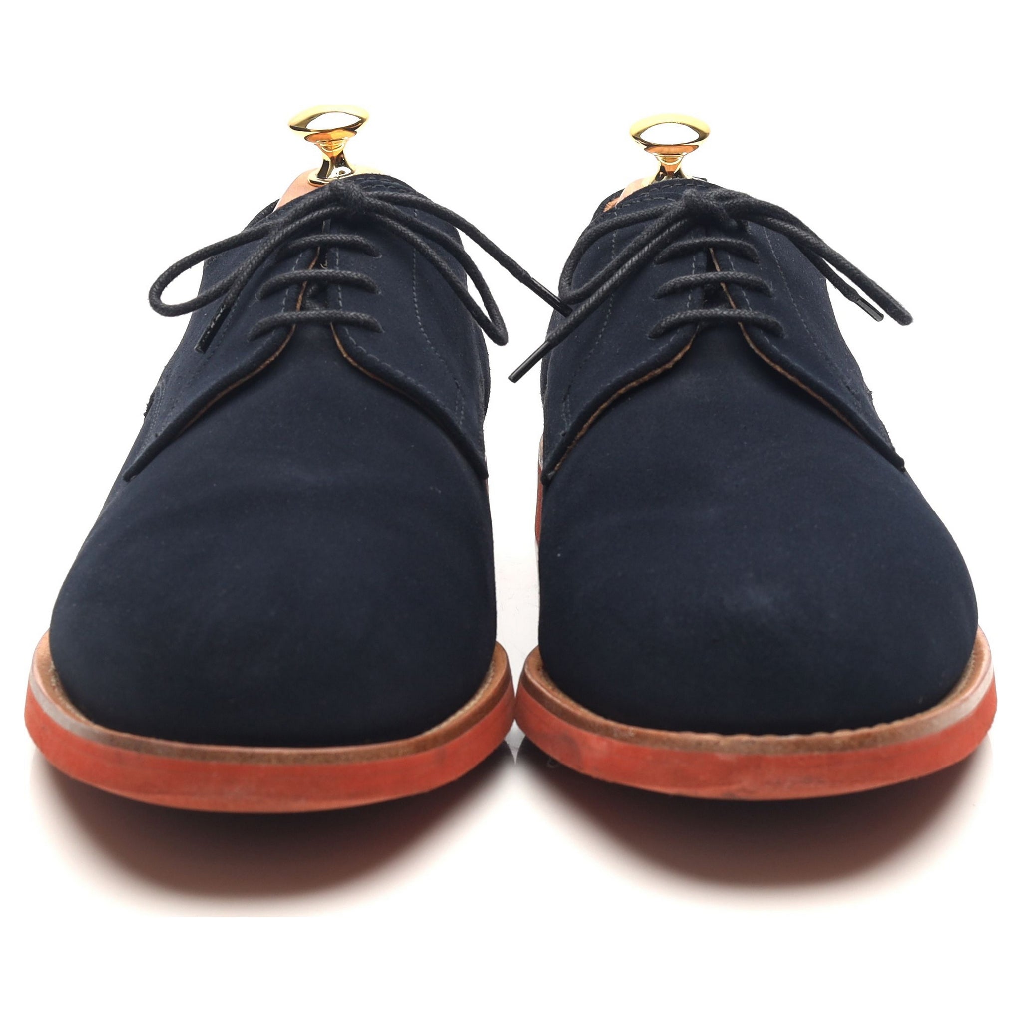Mark McNairy Derby Suède Bleu Marine UK 11