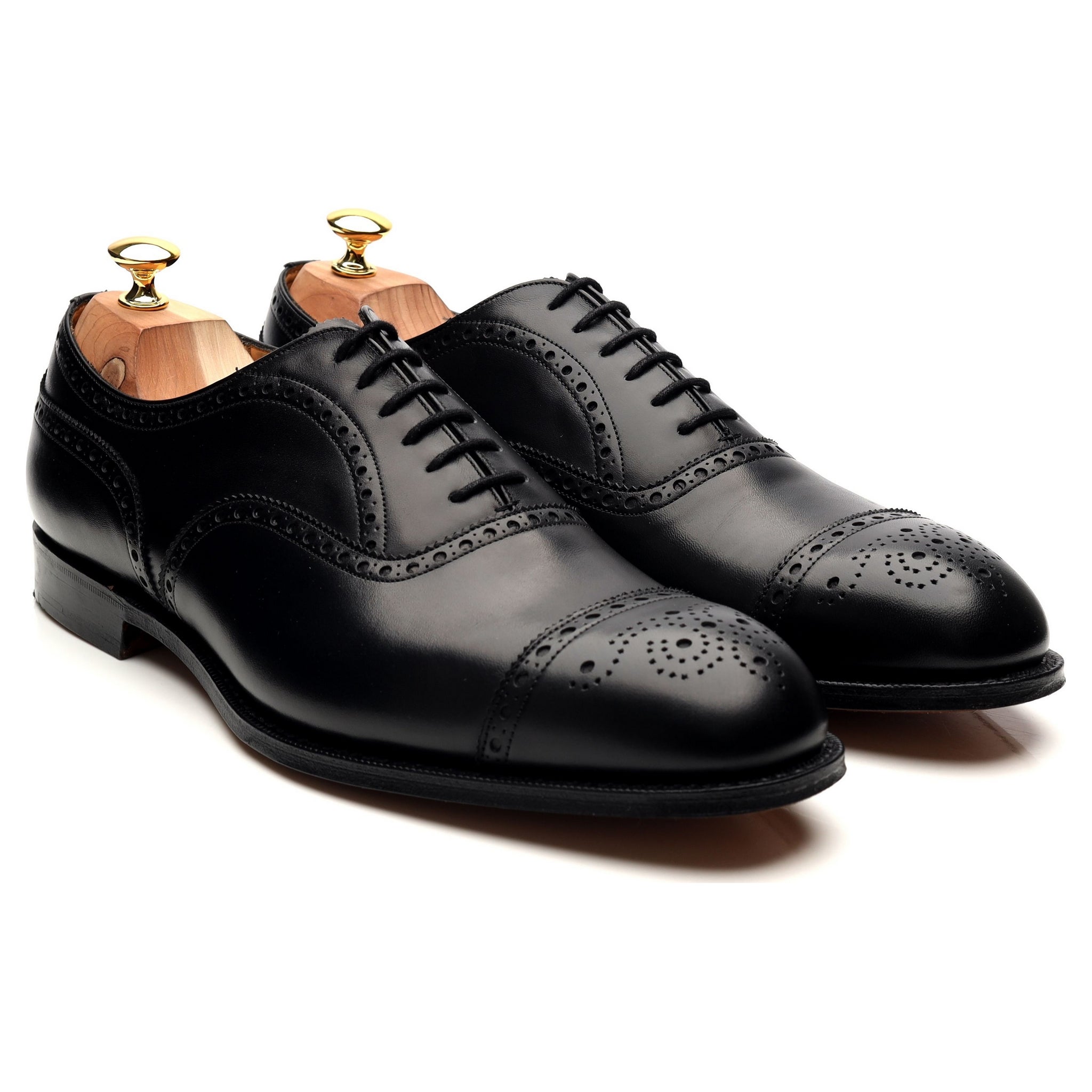 Church's Diplomat richelieu brogue cuir noir 11 cousu Goodyear