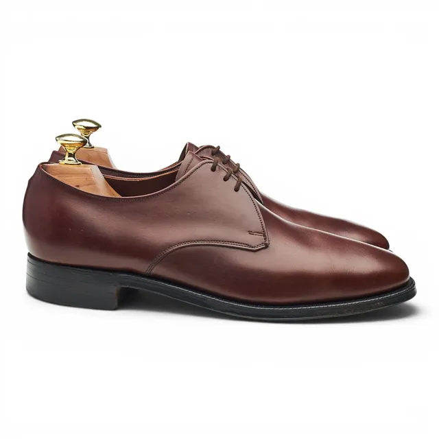 Cheaney Rye Derby Cuir Marron Vintage UK 7.5