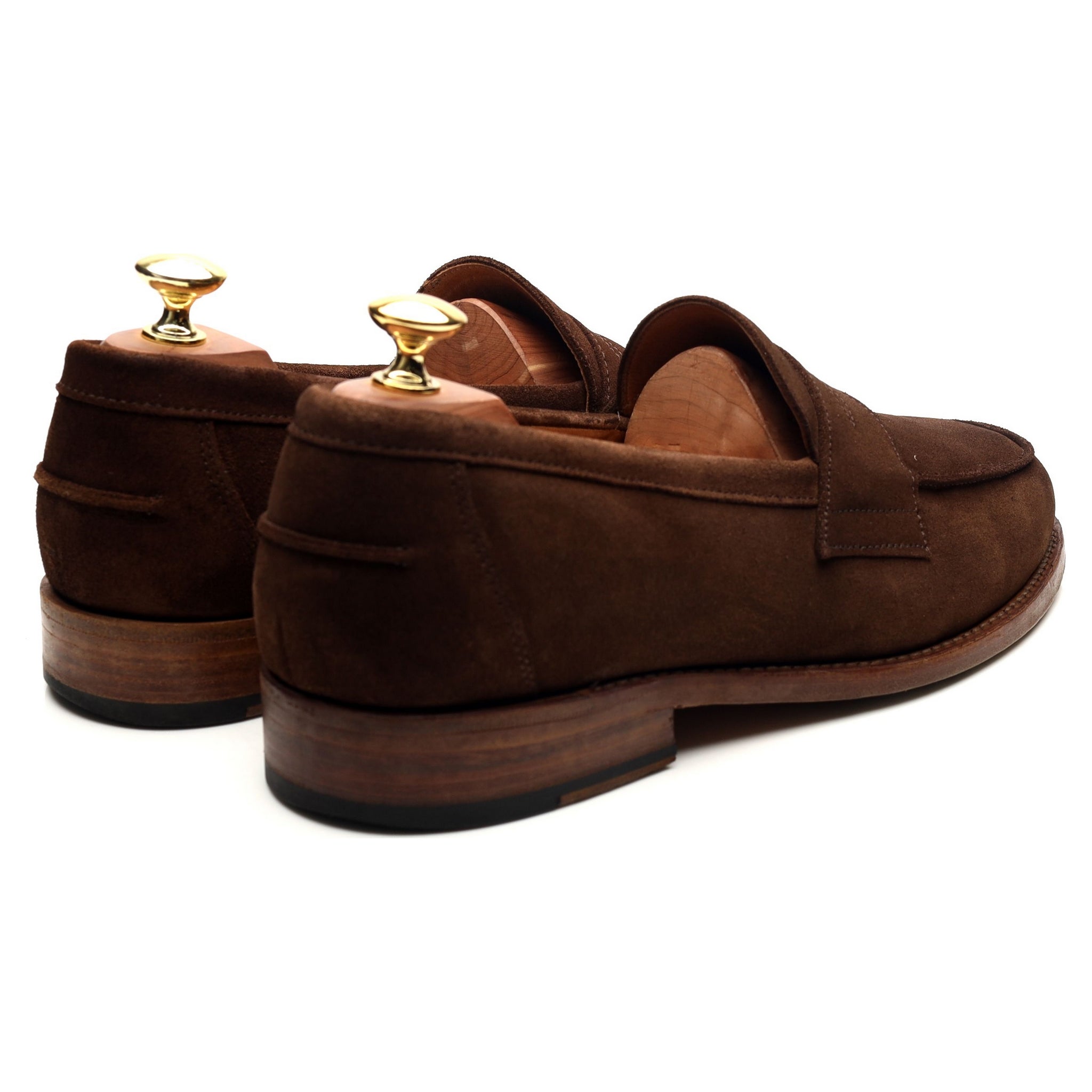 Sanders Madrid mocassins daim marron UK 8