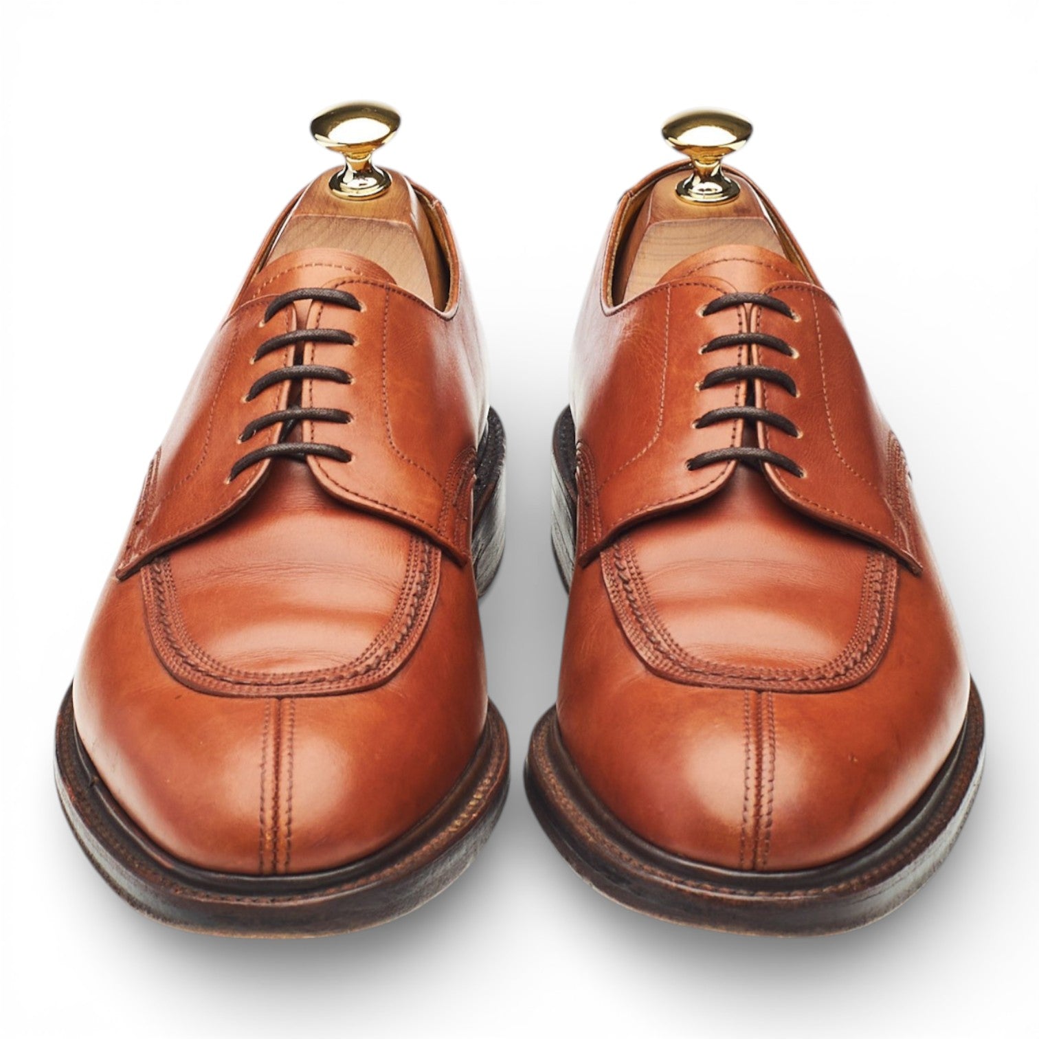 Grenson Vintage derby cuir marron clair UK 6.5