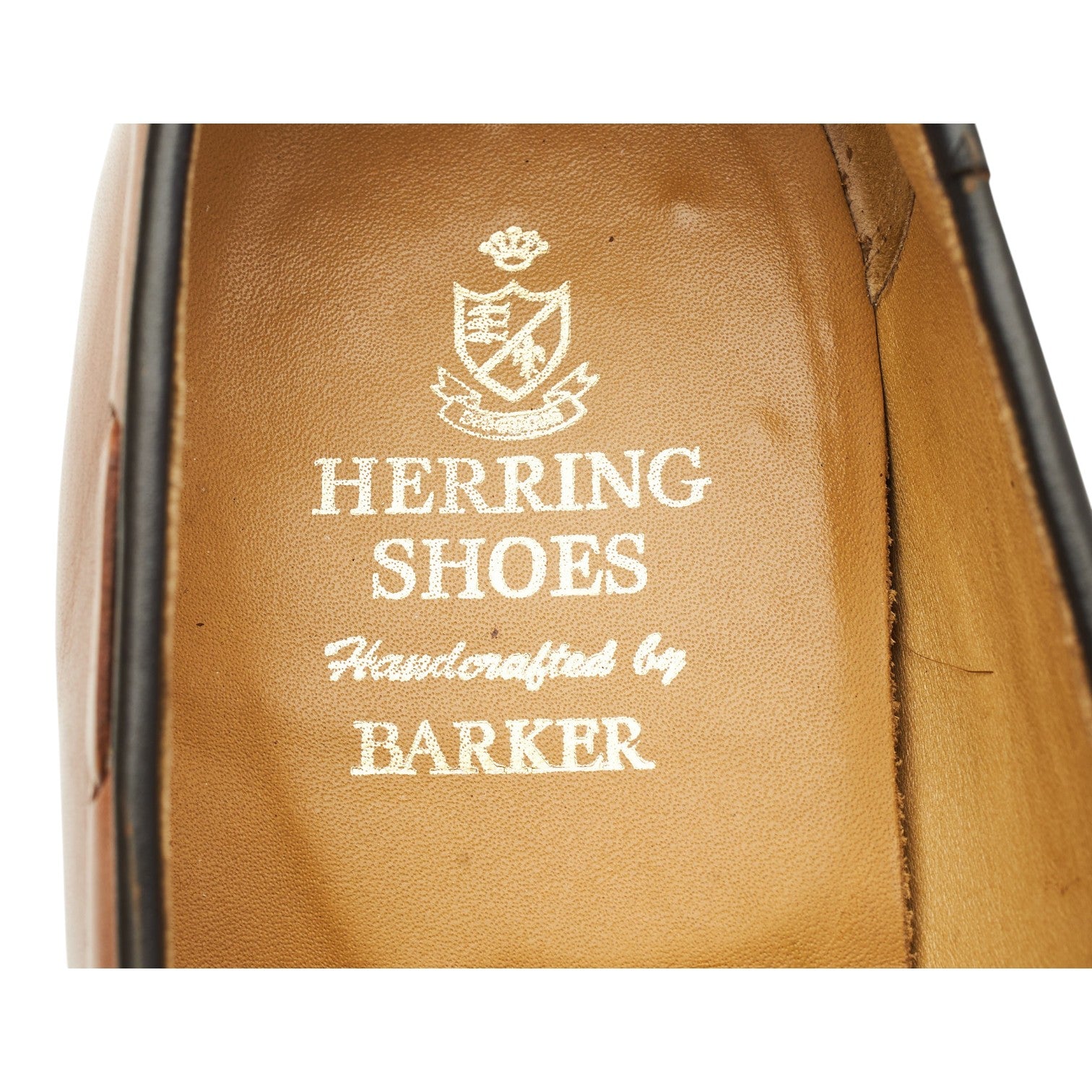 Herring Merton mocassin cuir marron clair UK 8.5 semelle cuir