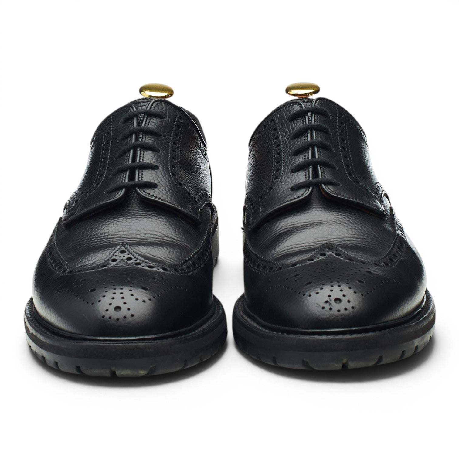 Crockett & Jones Pembroke derby cuir grainé noir UK 8