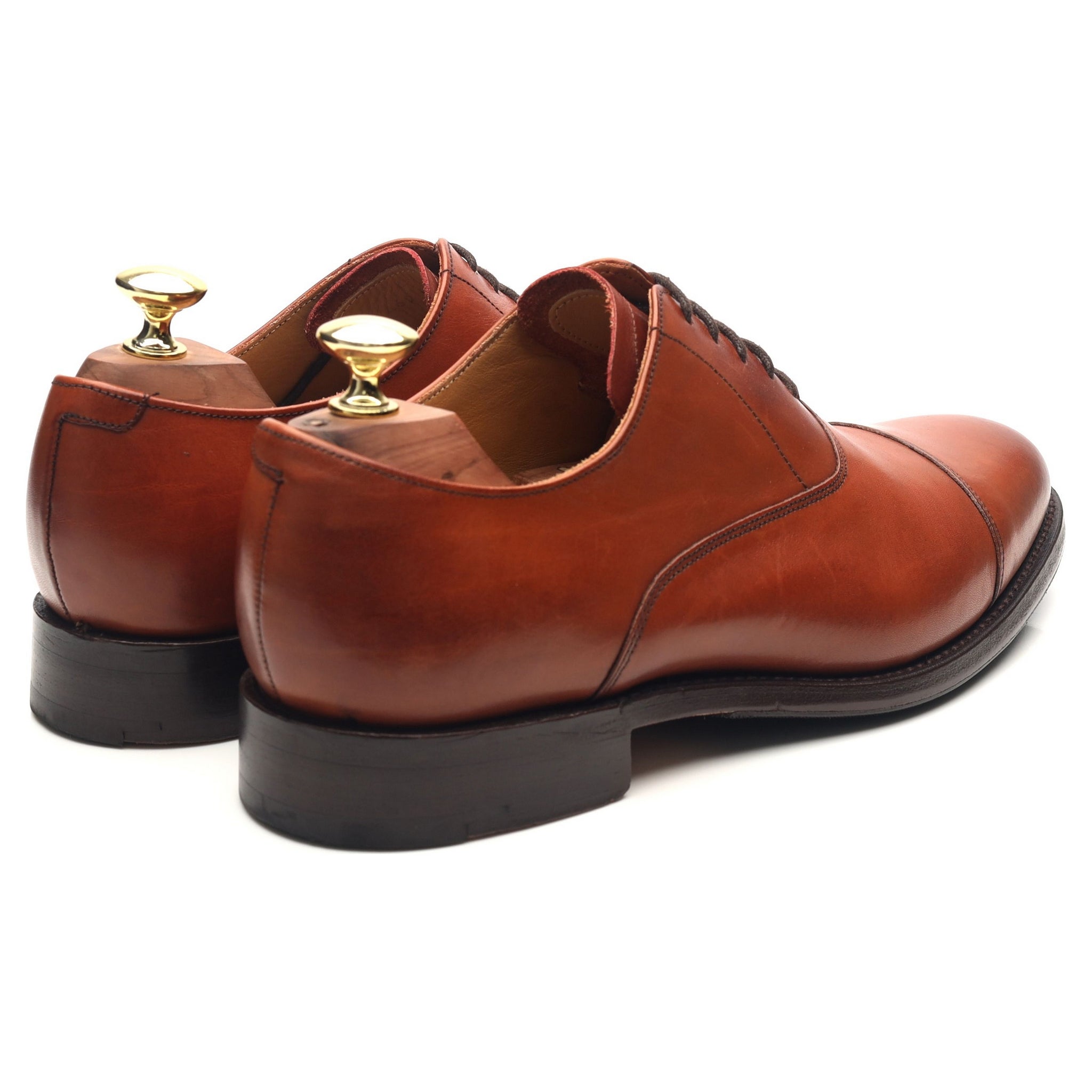 Barker Duxford richelieu cuir marron 7 UK large
