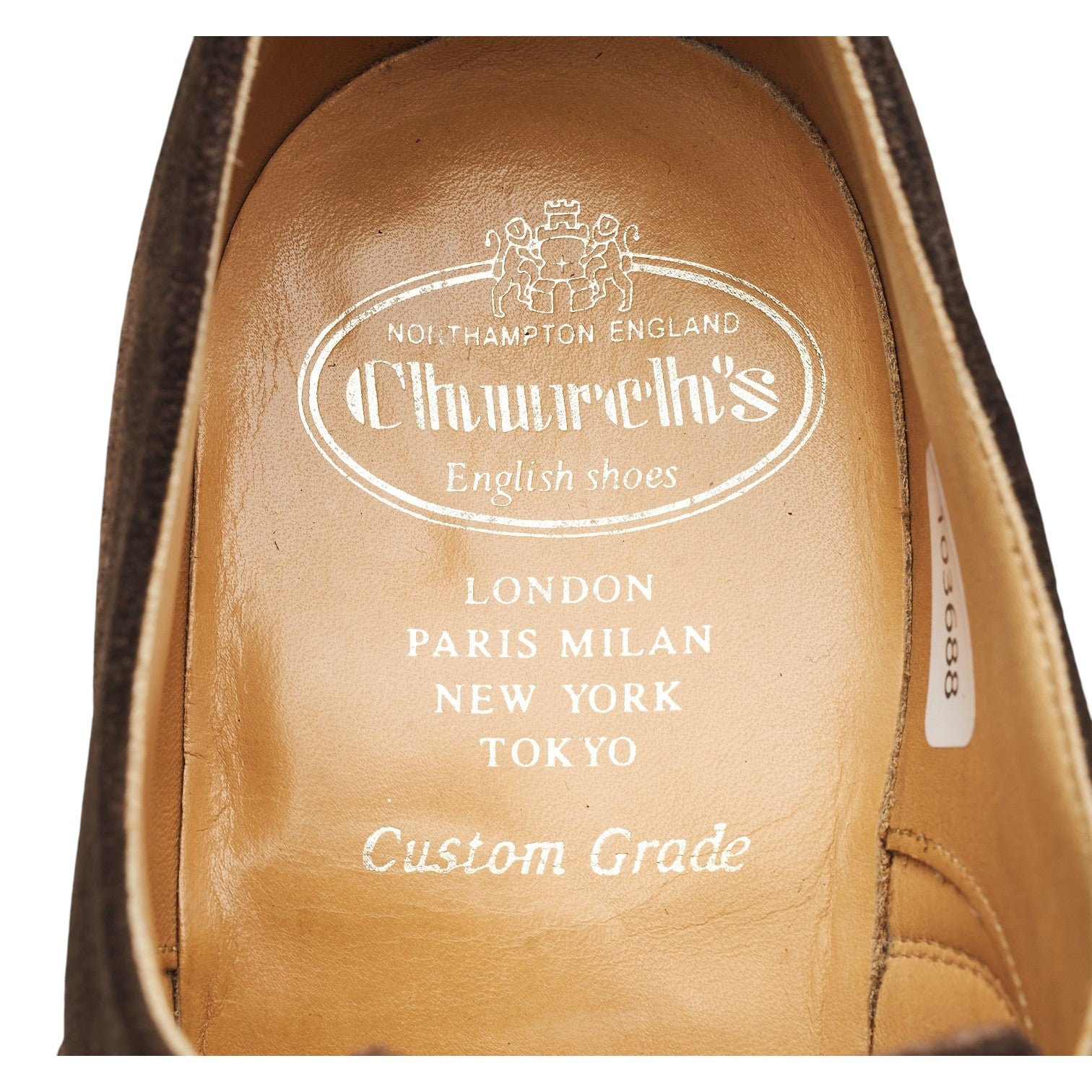 Church’s Dubai oxford daim marron UK 7