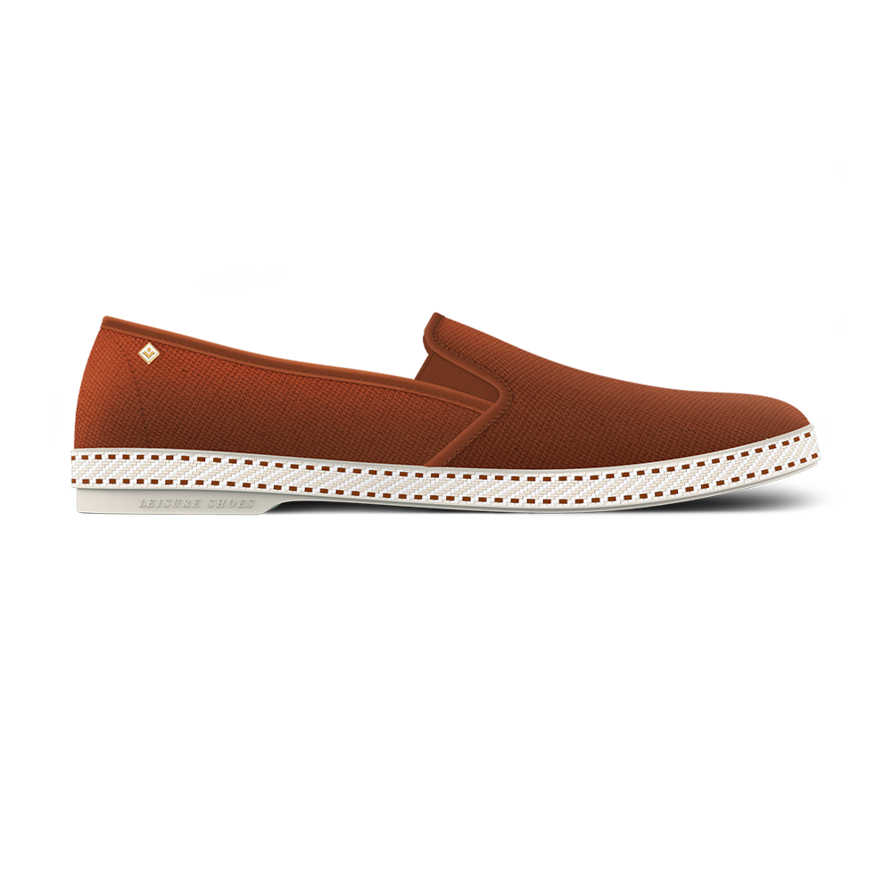 Rivieras Classic Toile espadrilles terracotta coton