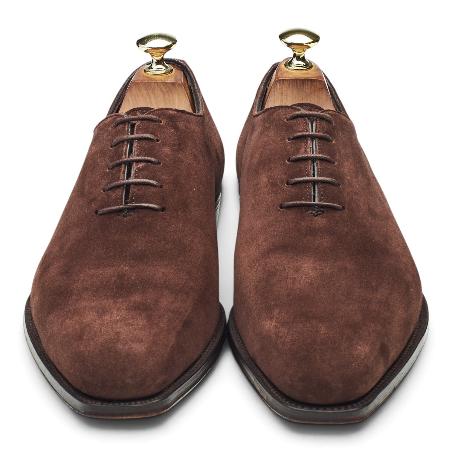 George Cleverley Merlin richelieu suède marron 7.5 UK