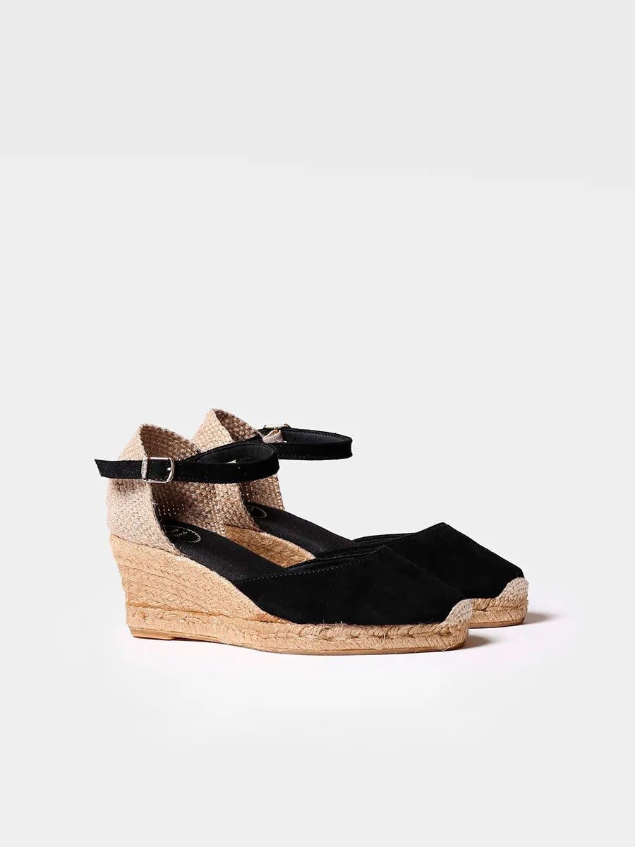 Toni Pons Lloret-5 espadrille femme noire 7 cm
