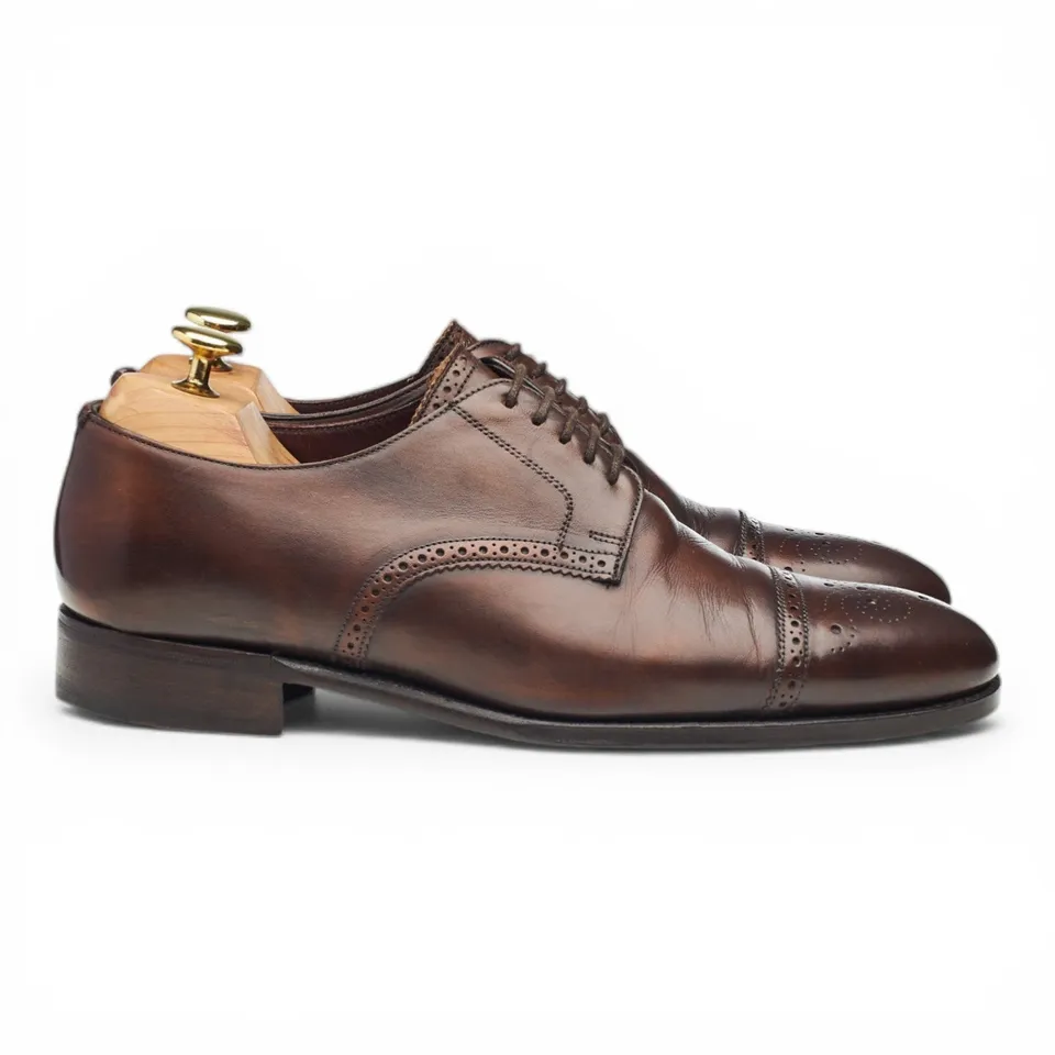 Cheaney Osborne derby cuir marron UK 7.5 brogue
