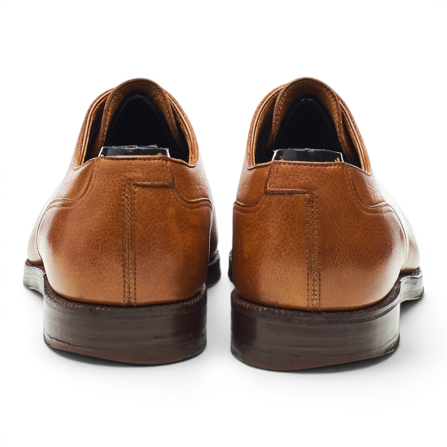 George Cleverley Cornhill derby cuir grainé marron UK 7,5
