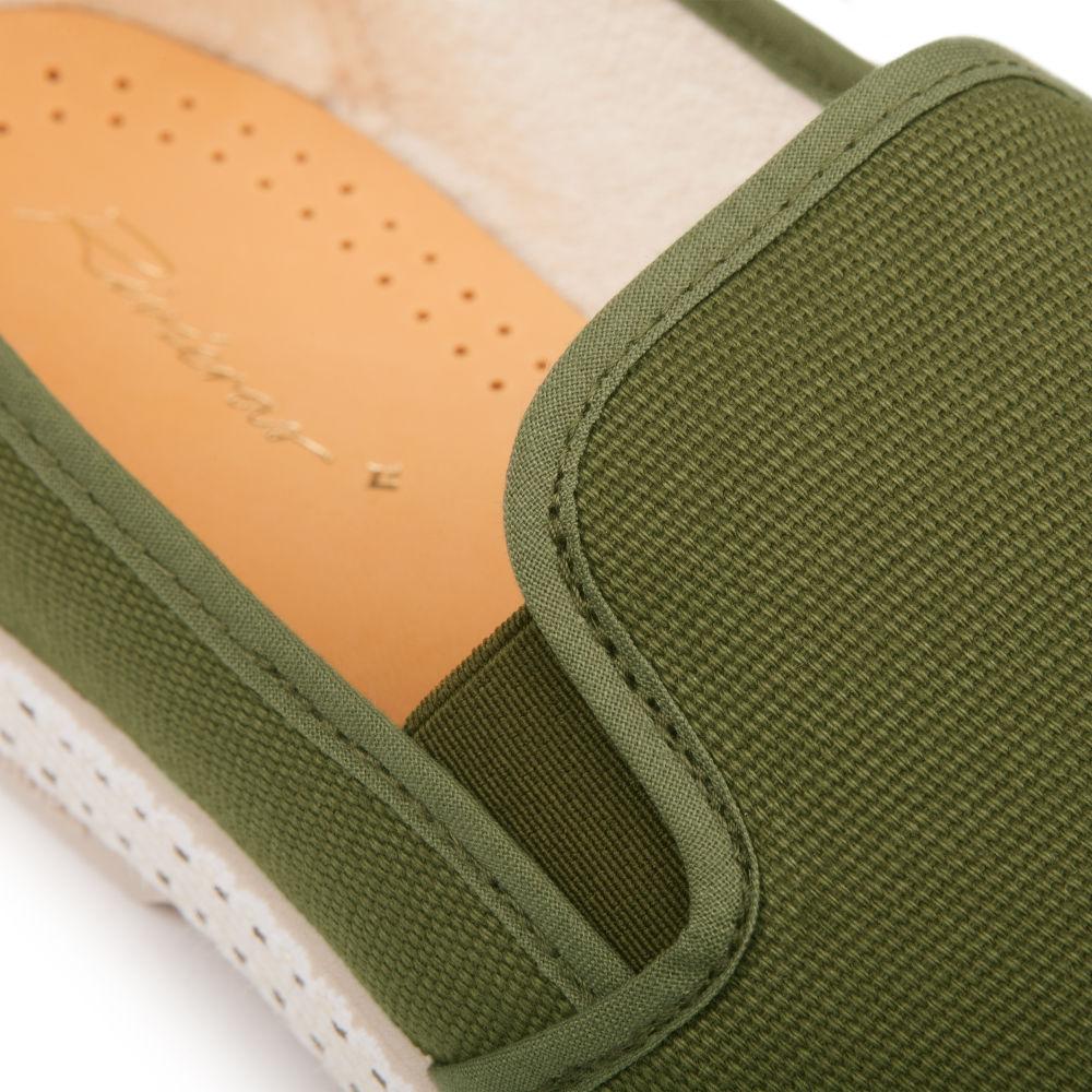 Rivieras Classic Toile espadrilles kaki coton
