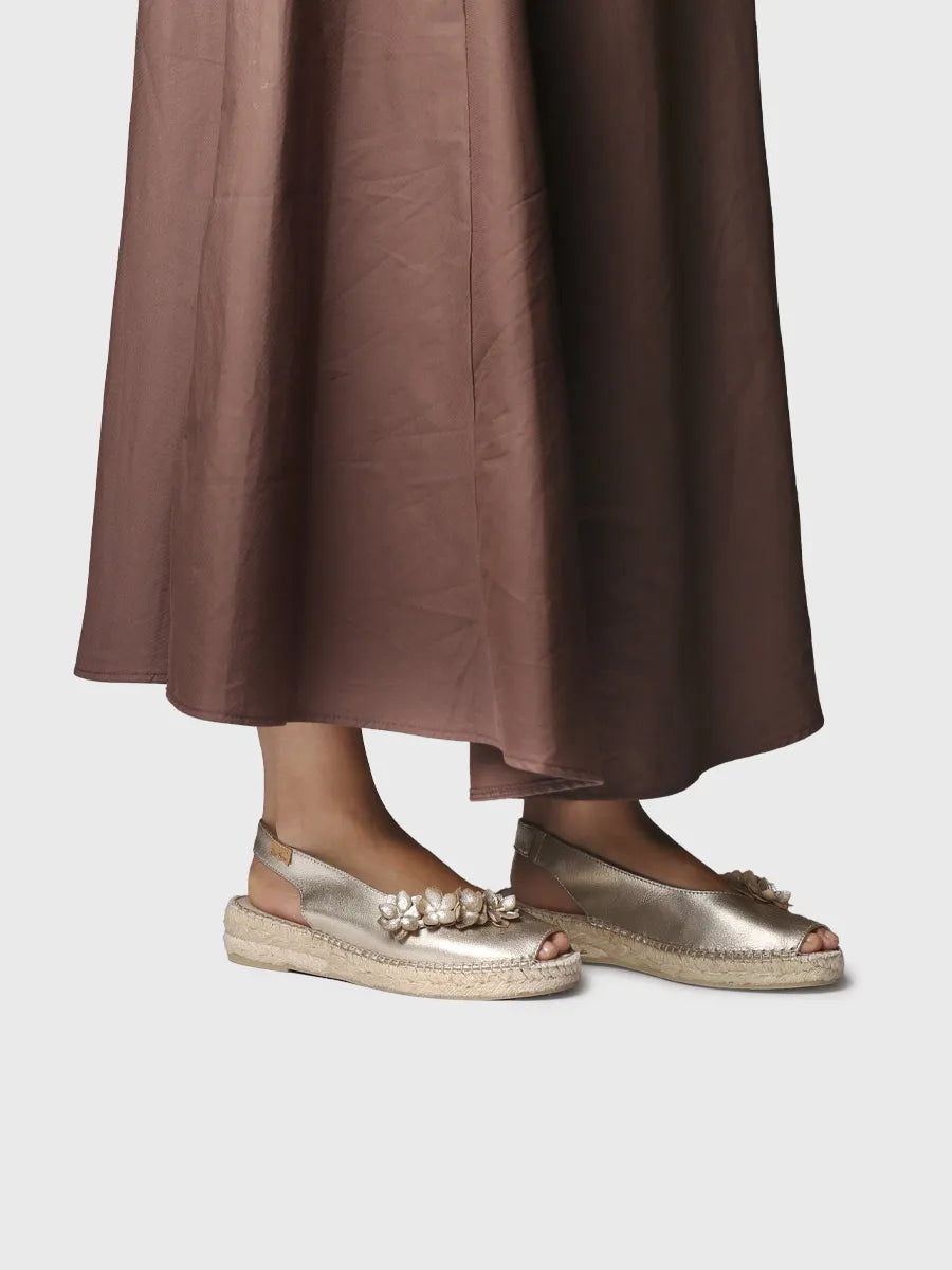 Toni Pons Erica-FN espadrilles femme cuir fleurs