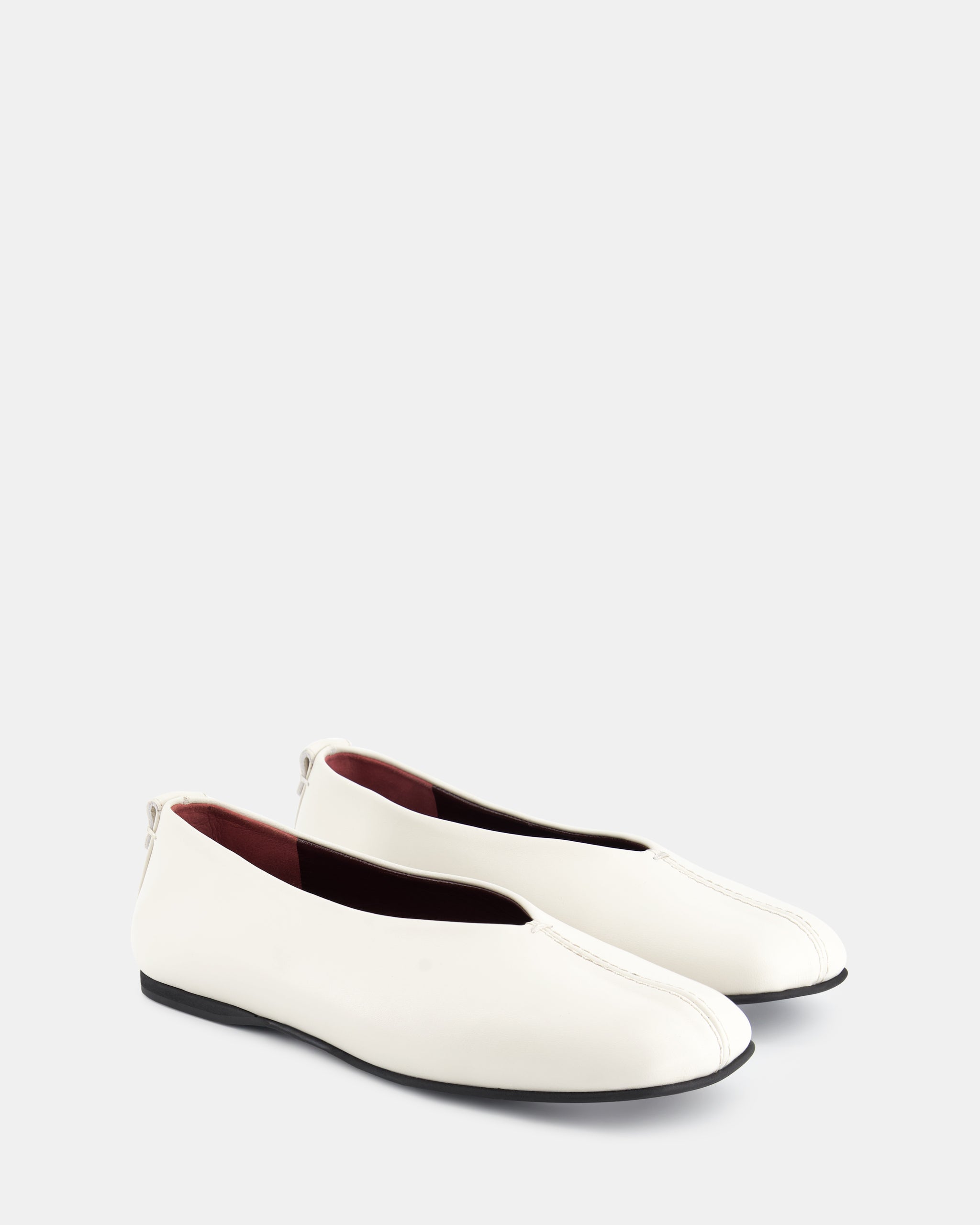 Nodaleto Bullarina 5 ballerines cuir blanc