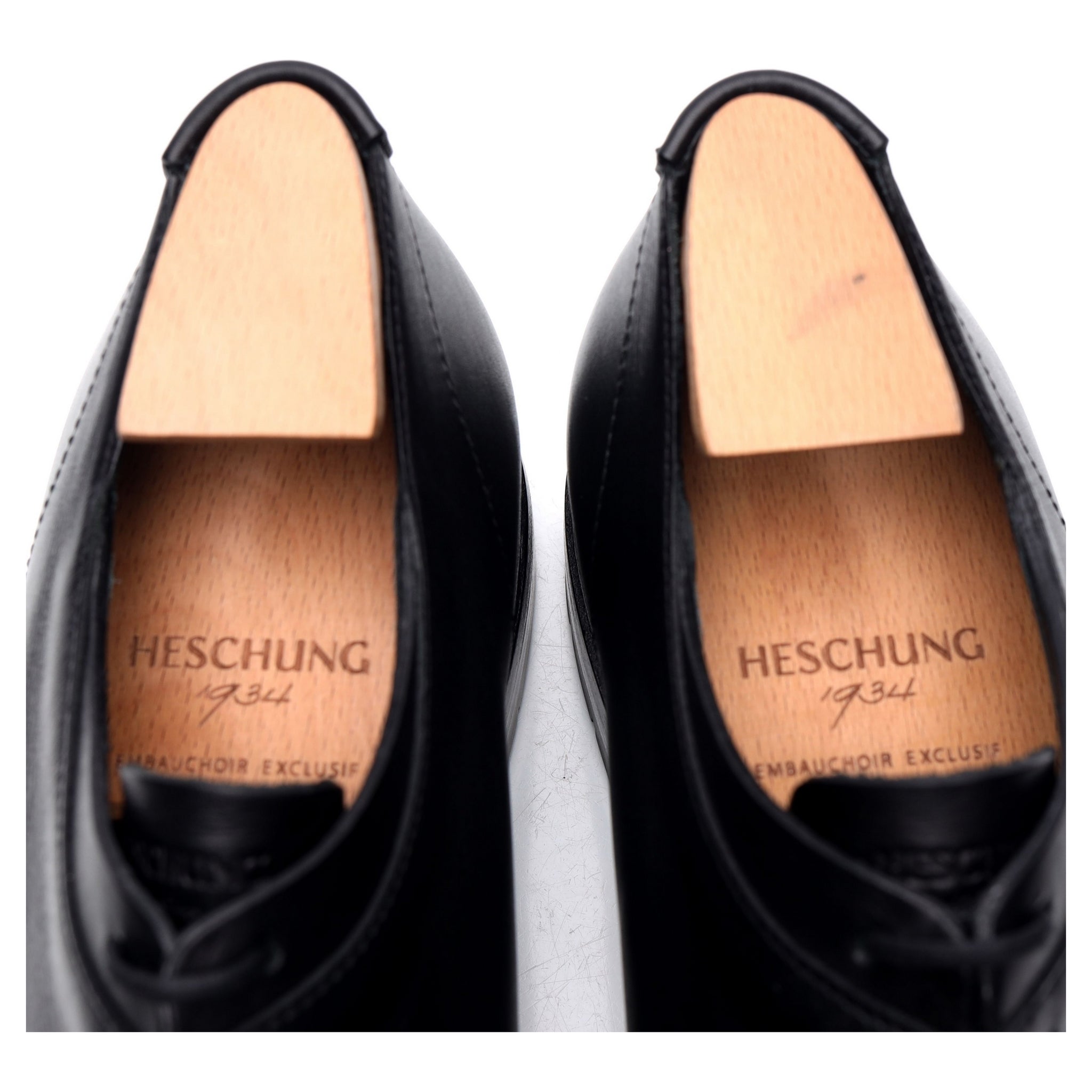 Heschung Salvia derbies femme cuir noir pointure UK 8