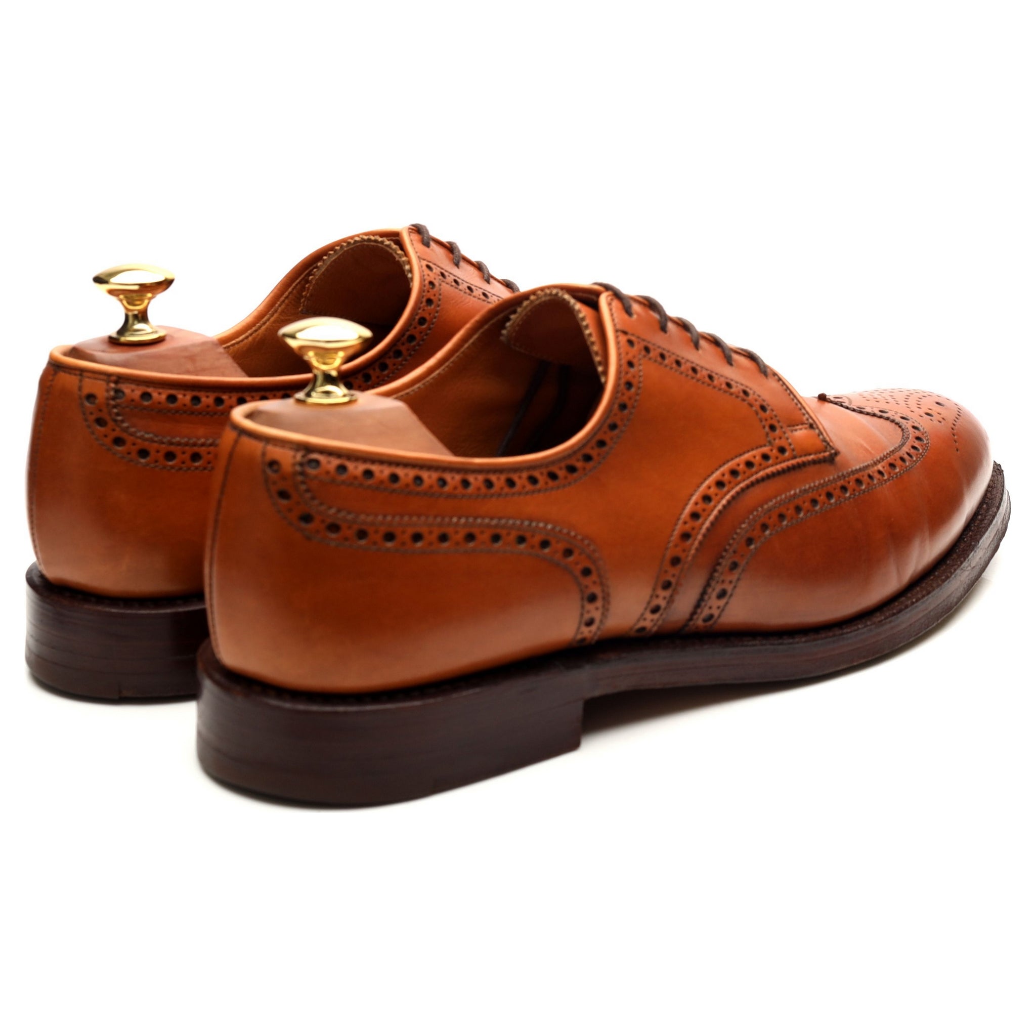 Crockett & Jones Cardiff derbies cuir camel pointure UK 9.5