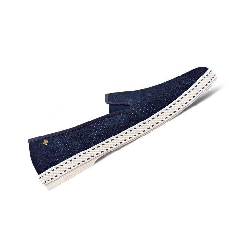 Rivieras Classic Daim 3064 espadrilles bleu marine