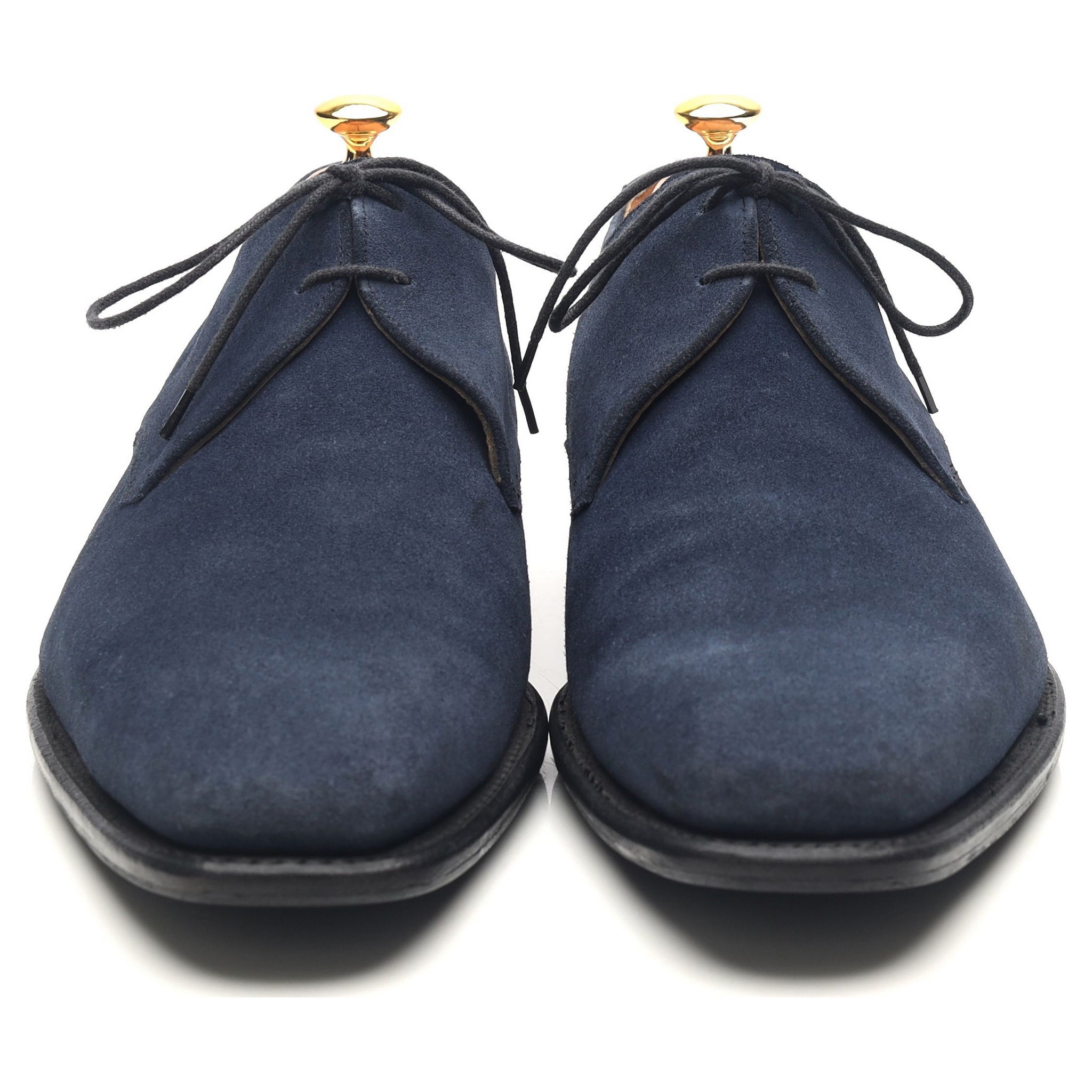 Cheaney Matt derby daim bleu marine UK 12