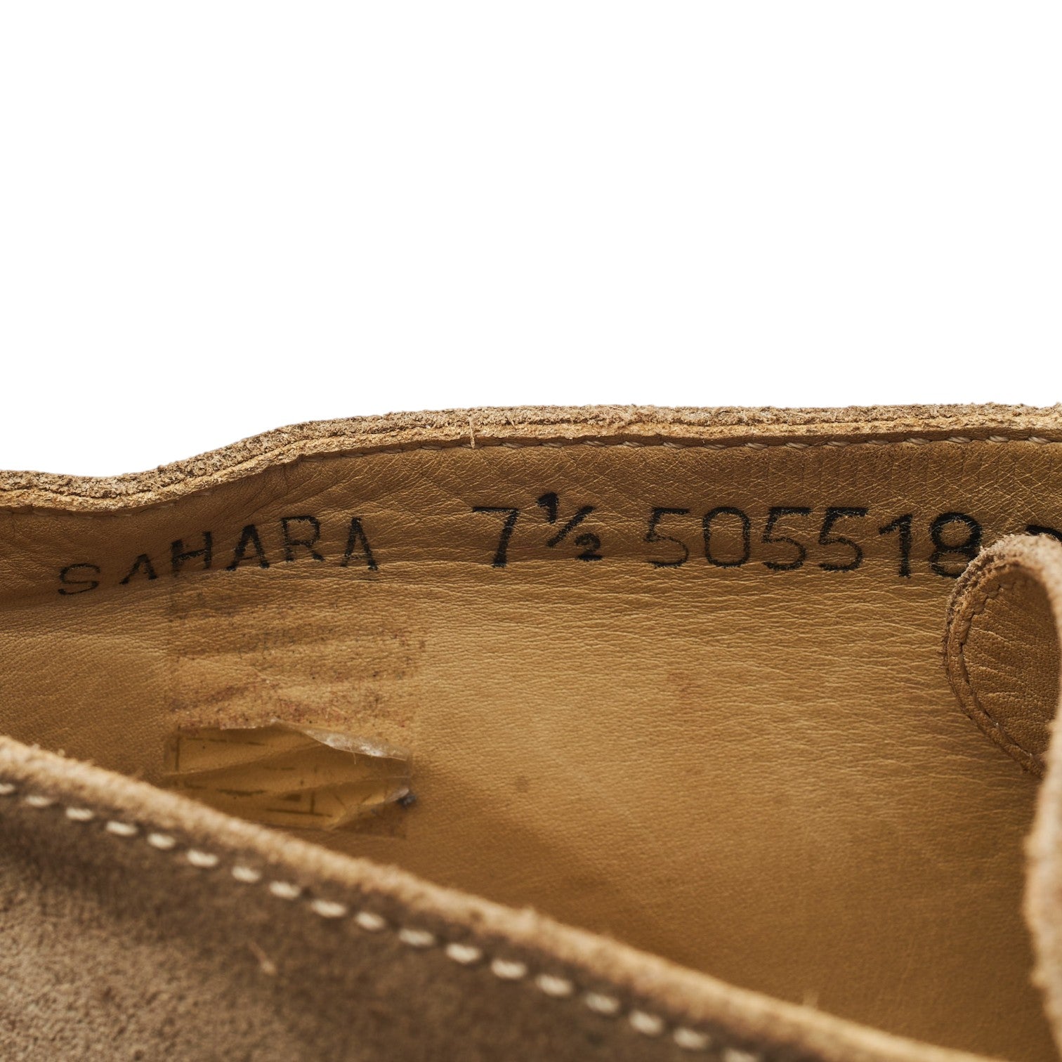 Loake Sahara desert boots daim sable UK 7,5