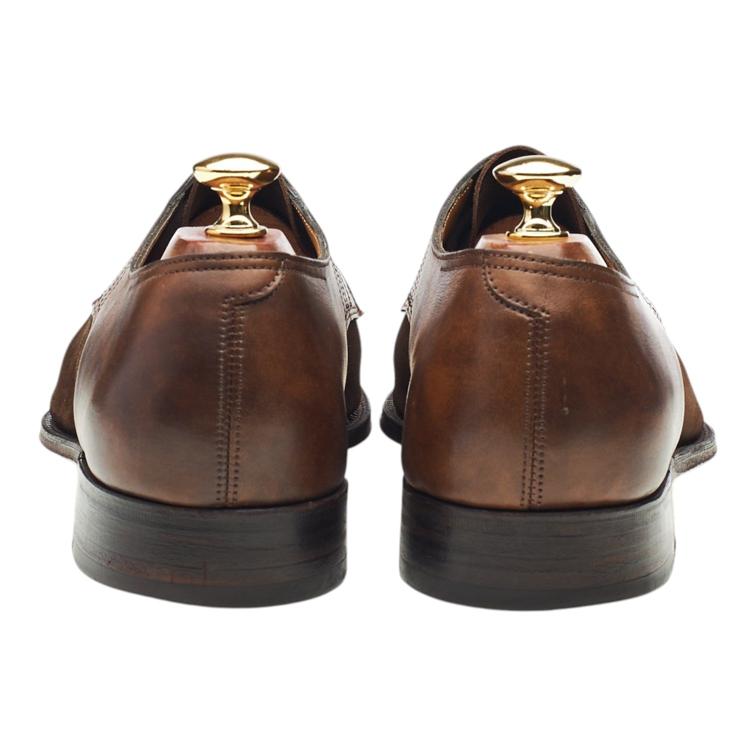 John Lobb Hallaton derby daim marron UK 9 EE