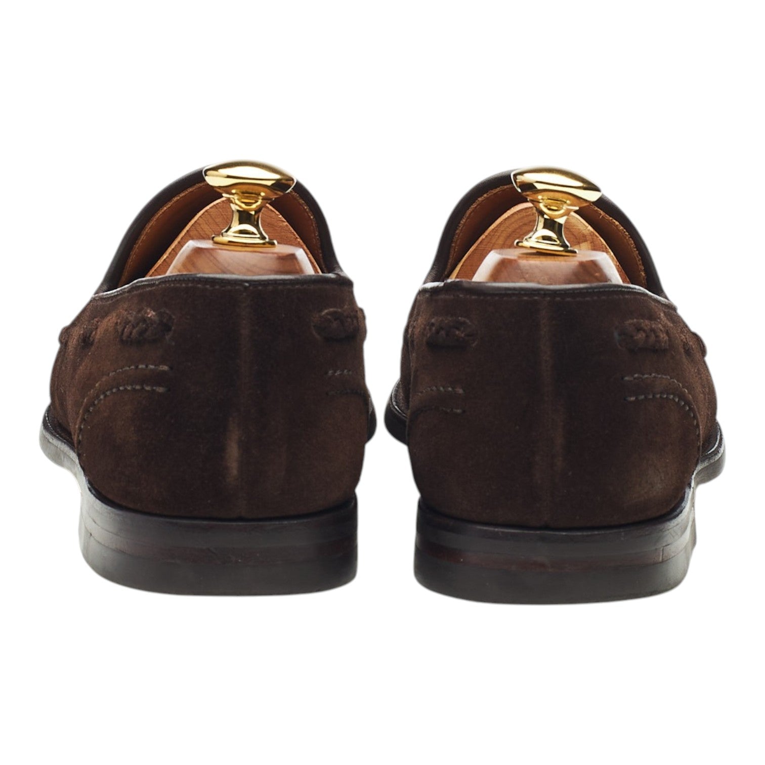 Crockett & Jones Studridge mocassin daim marron UK 6.5