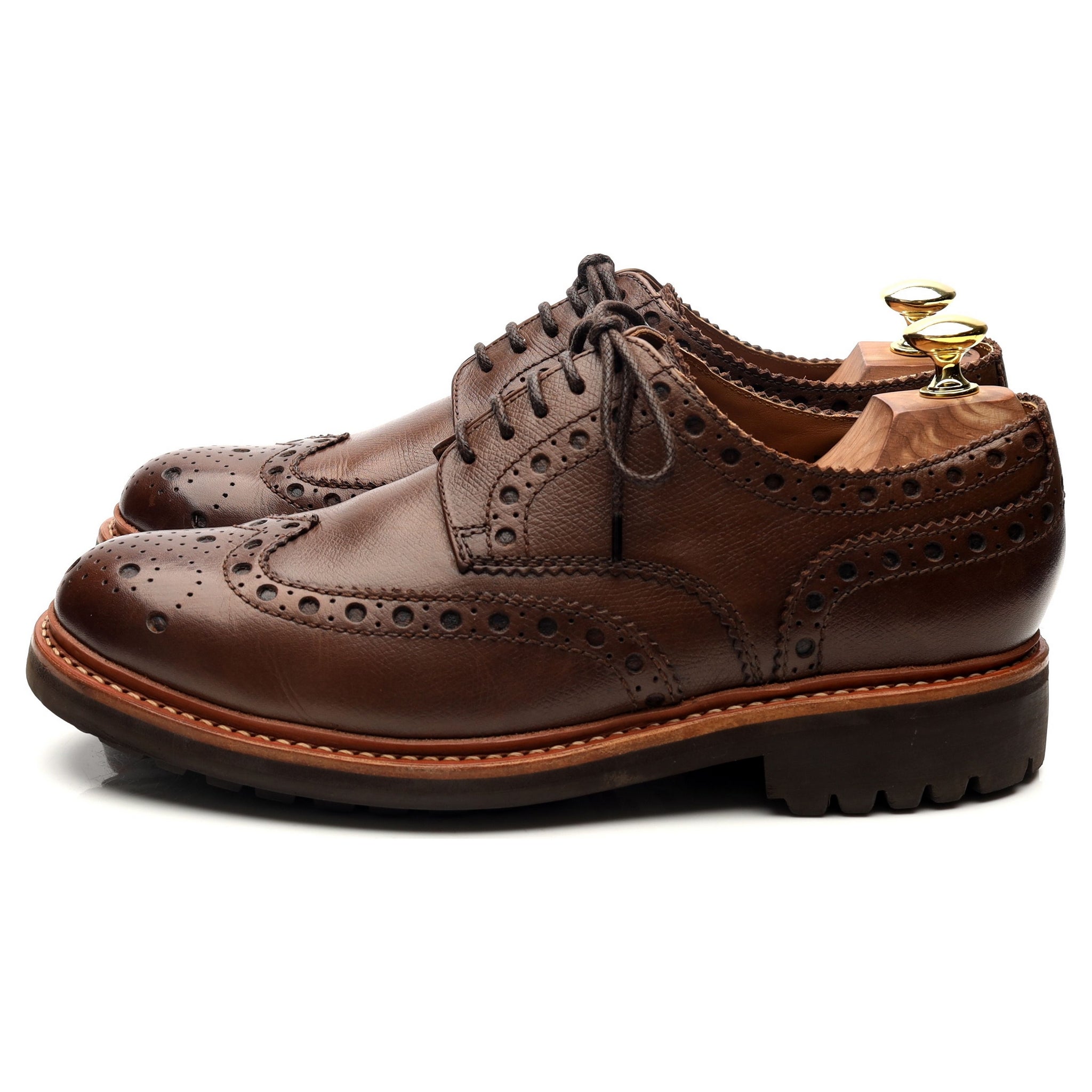 Grenson Archie derby cuir marron UK 7.5