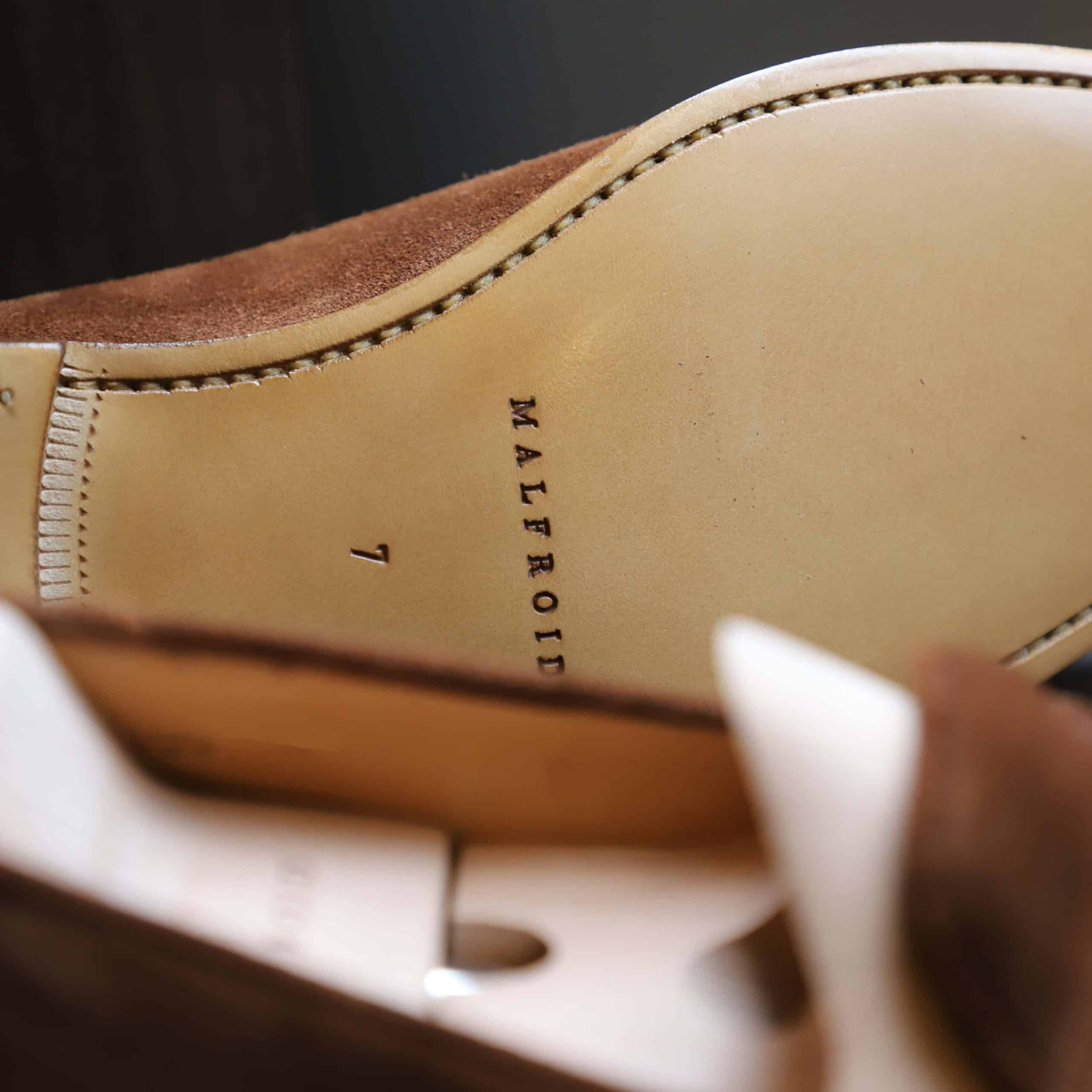 Malfroid Villalys Superleggera mocassin cuir velours