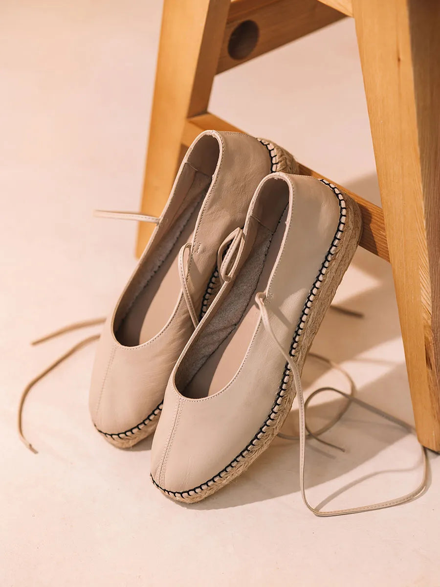 Toni Pons Dameta ballerine cuir femme rubans
