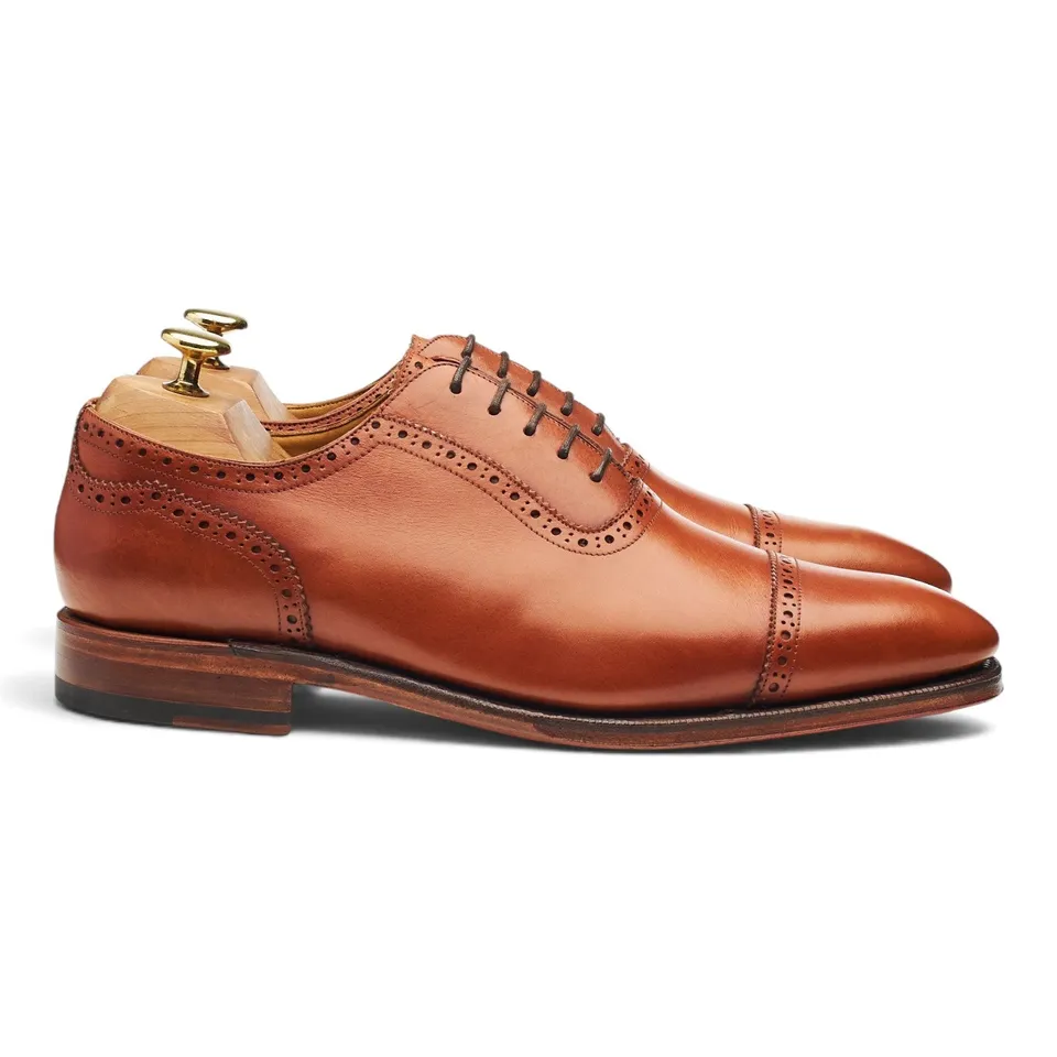 Meermin 101565 richelieu cuir marron clair 8
