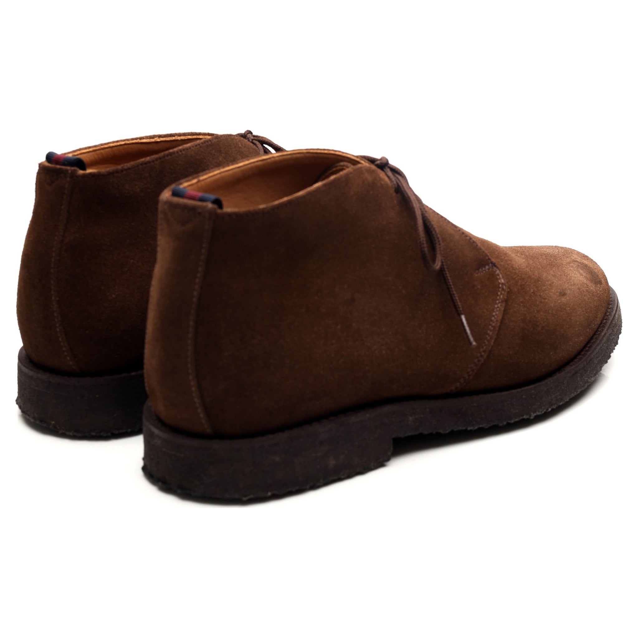 Sanders Finley boots chukka marron suède pointure UK 8