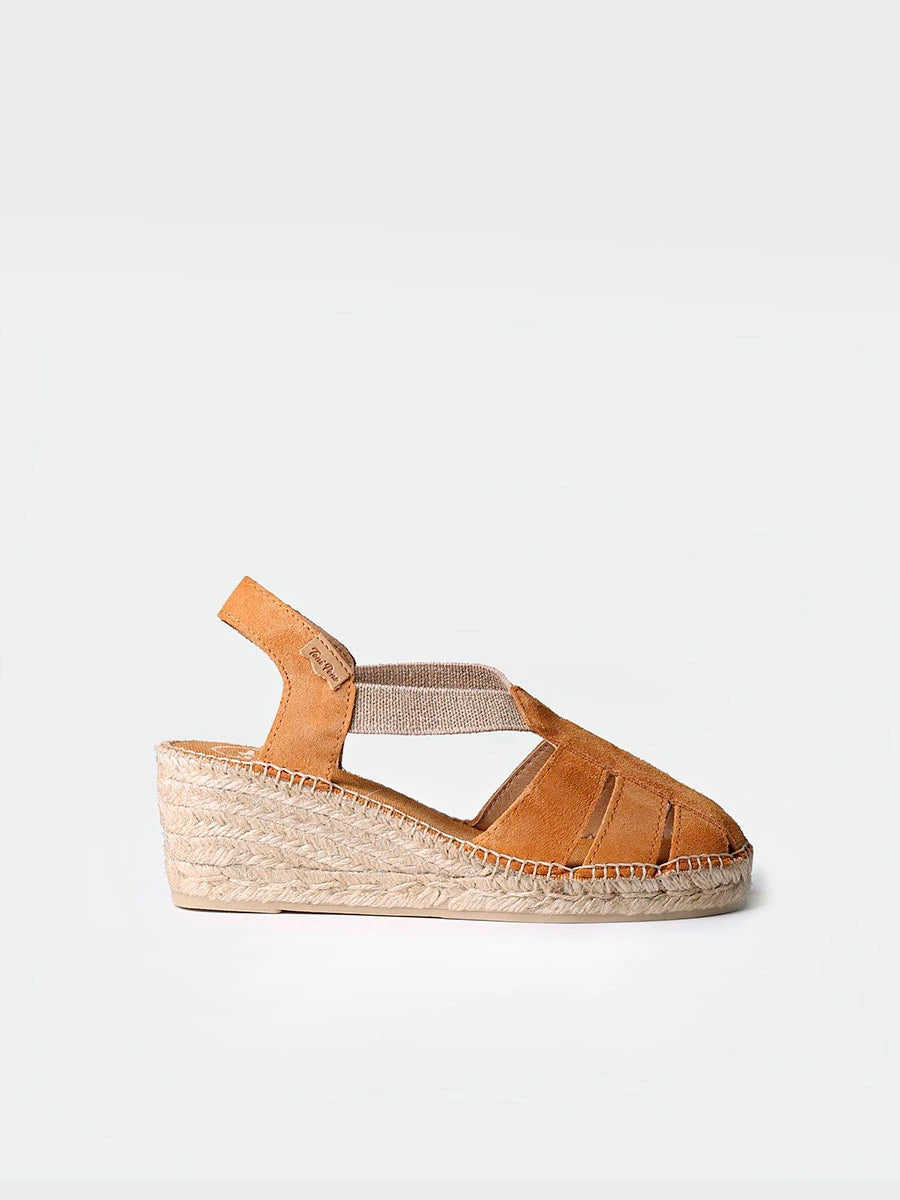 Toni Pons Trapa espadrilles femme cuir talon 6 cm