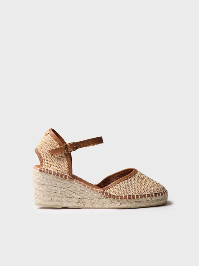 Toni Pons Sonia-RP espadrille compensée raphia 6 cm