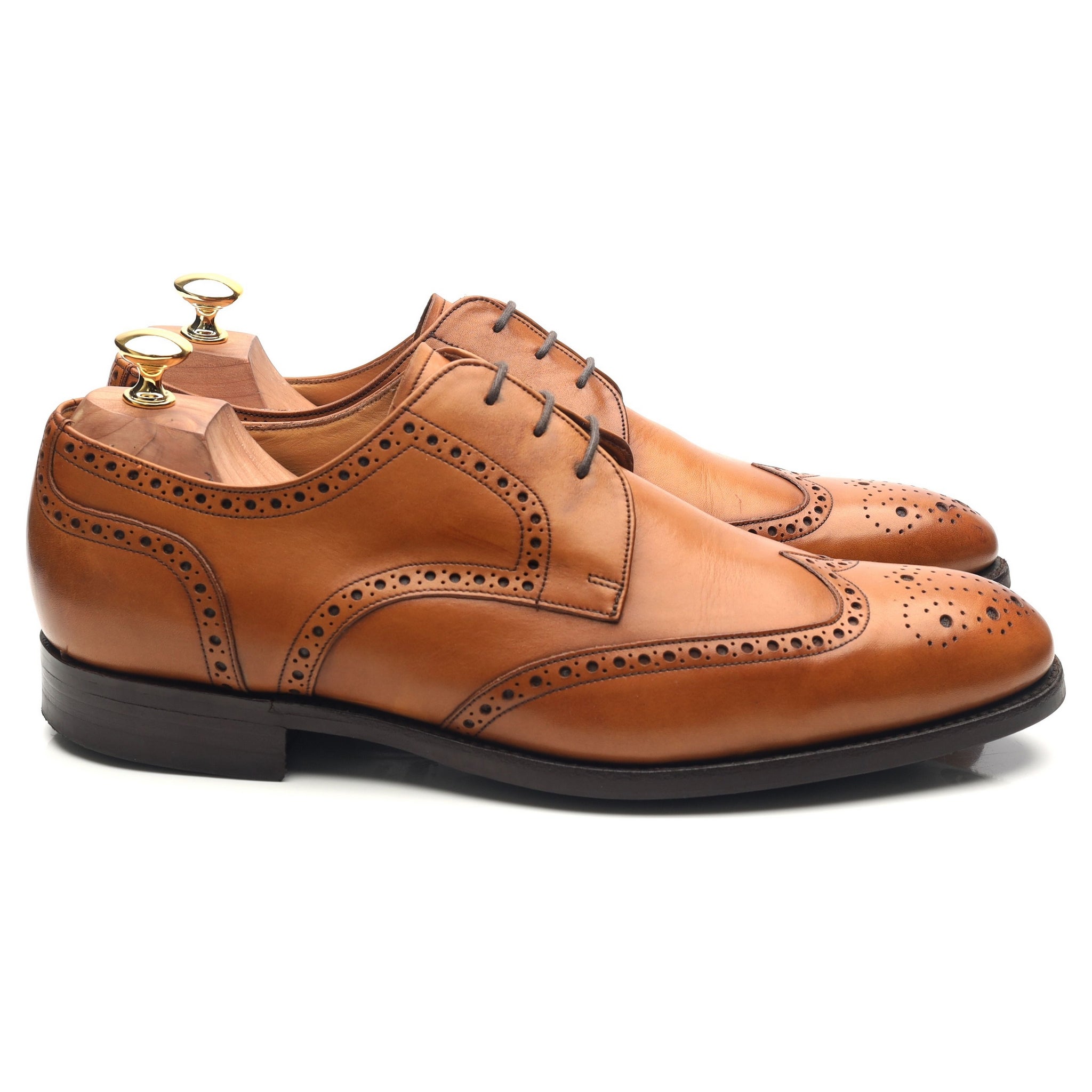 Barker Longworth derby brogue cuir marron 10 UK large