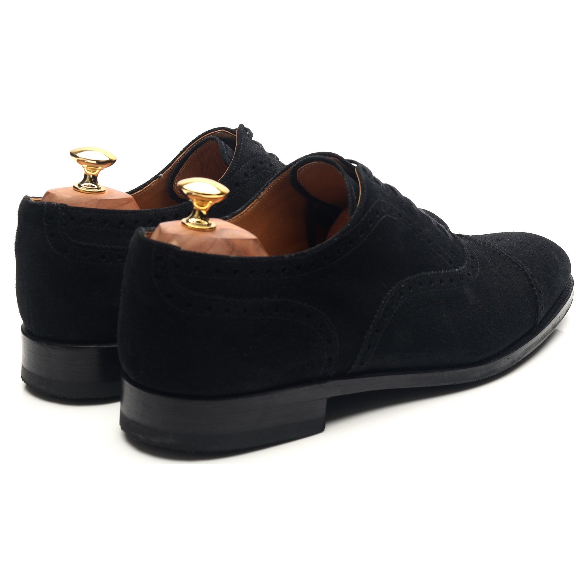 J.FitzPatrick Wenatchee oxford daim noir UK 10