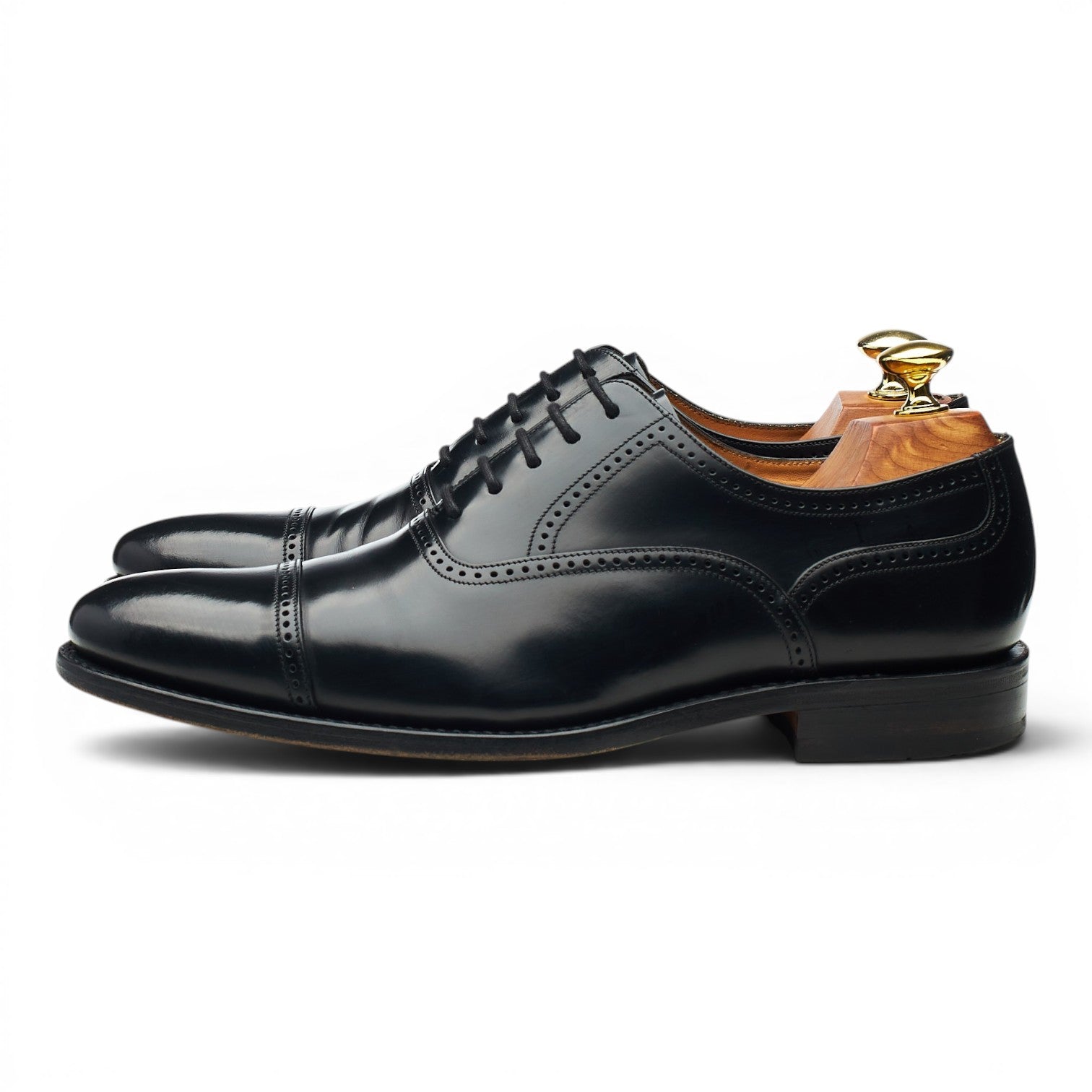 Next derby oxford brogues cuir noir pointure 7