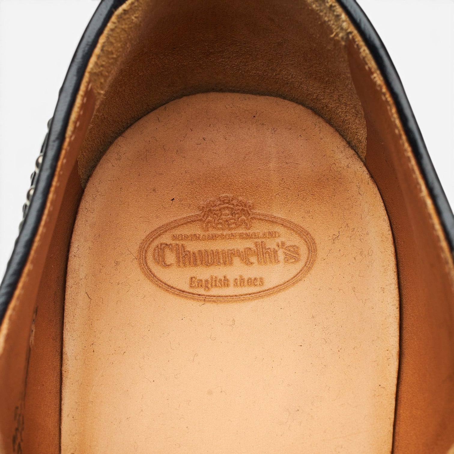 Church's Anna Met. 2 oxford cuir noir pointure UK 6,5 clouté