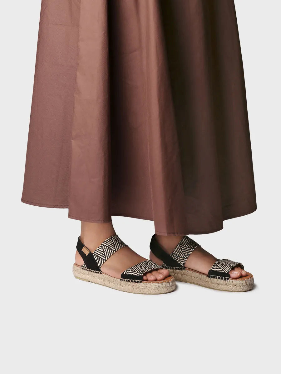 Toni Pons Elx espadrilles femme bicolore élastique