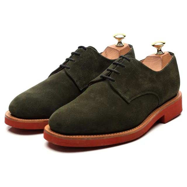 Sanders Jack derby daim vert pointure UK 6,5 homme