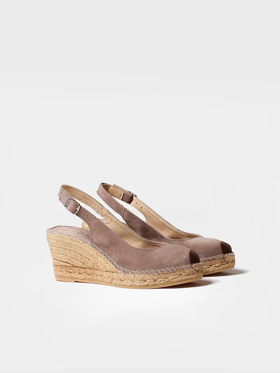 Toni Pons Calpe espadrille compensée toile talon 5 cm