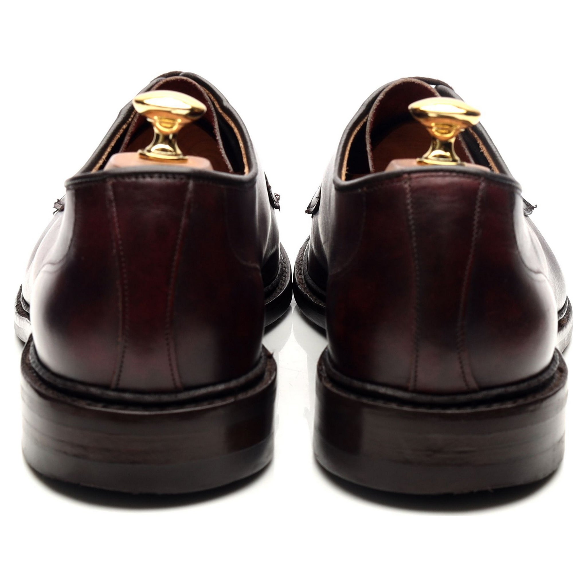 Trickers Robert derby cuir bordeaux UK 10