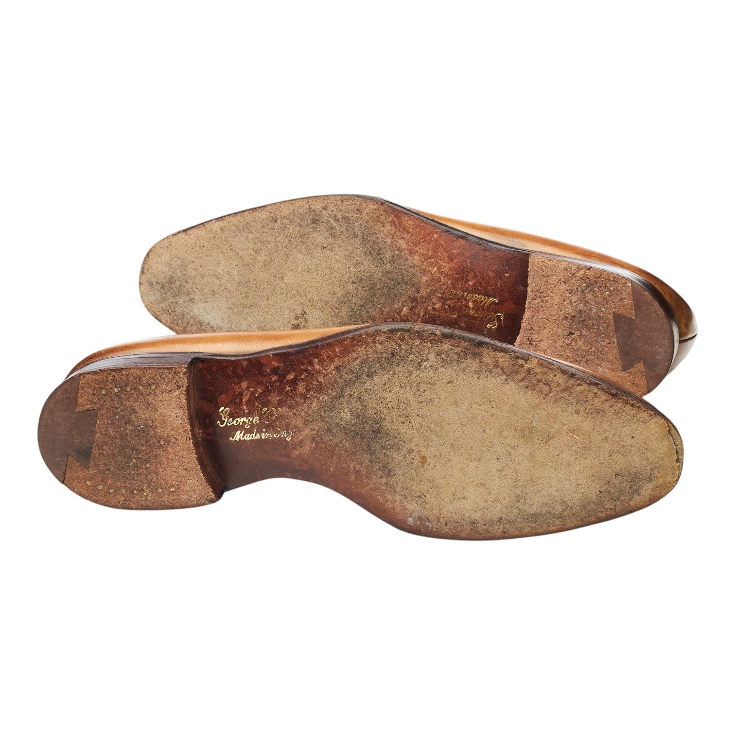 George Cleverley Aidan mocassins pompons marron 7 UK