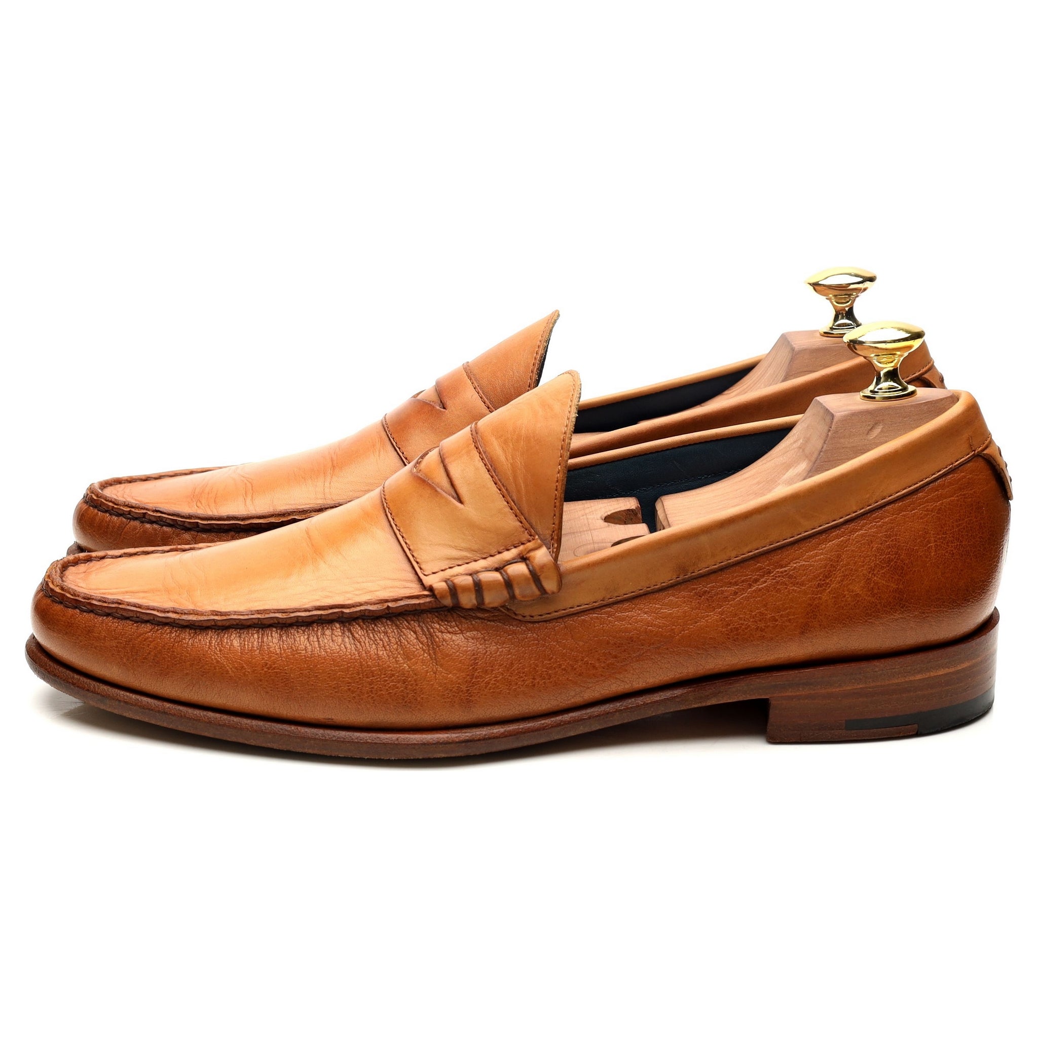 Barker Jack 2 mocassins marron pointure UK 7.5 cuir