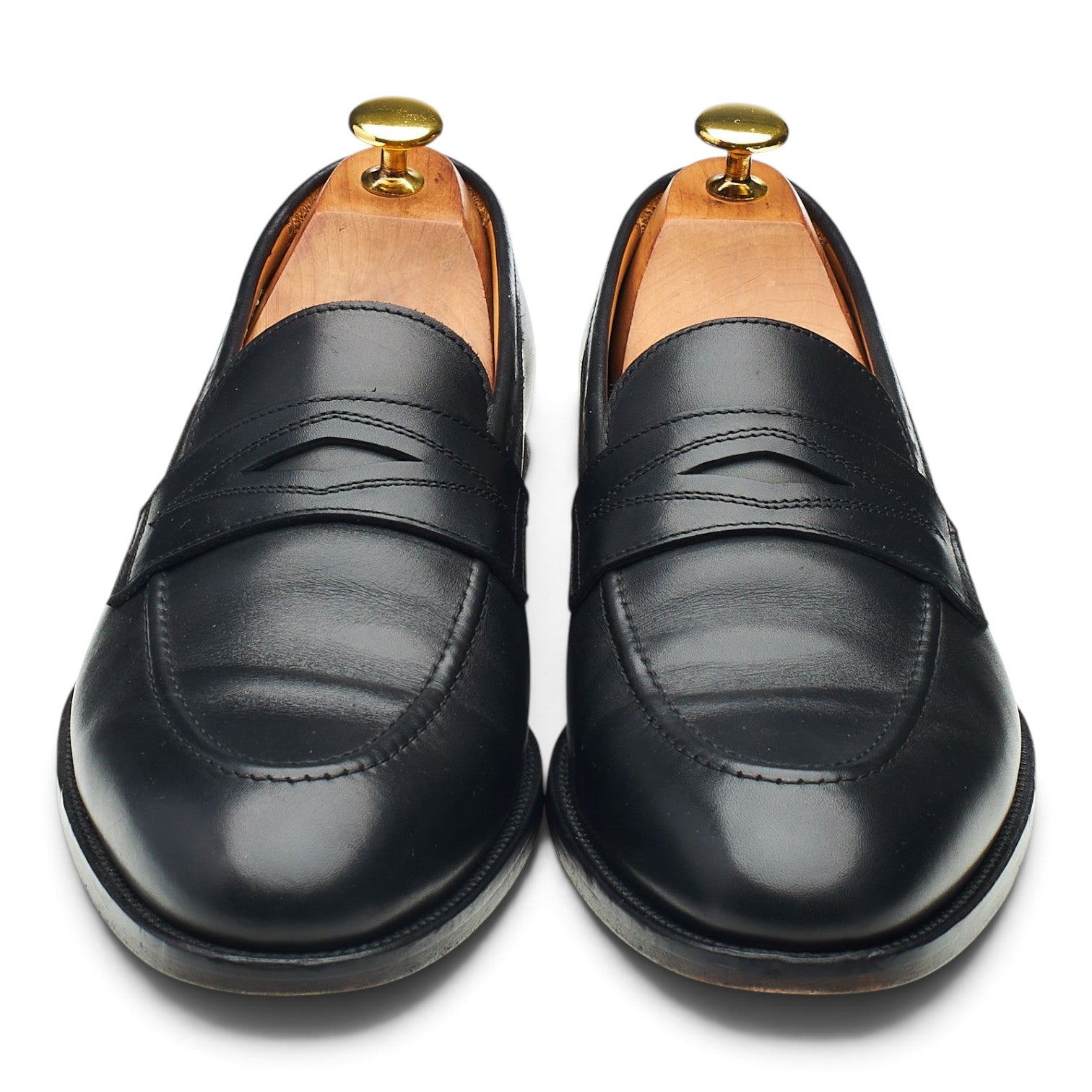 Wildsmith Model 98 mocassin cuir noir UK 8