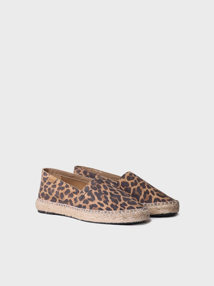 Toni Pons Rwanda espadrille plate léopard